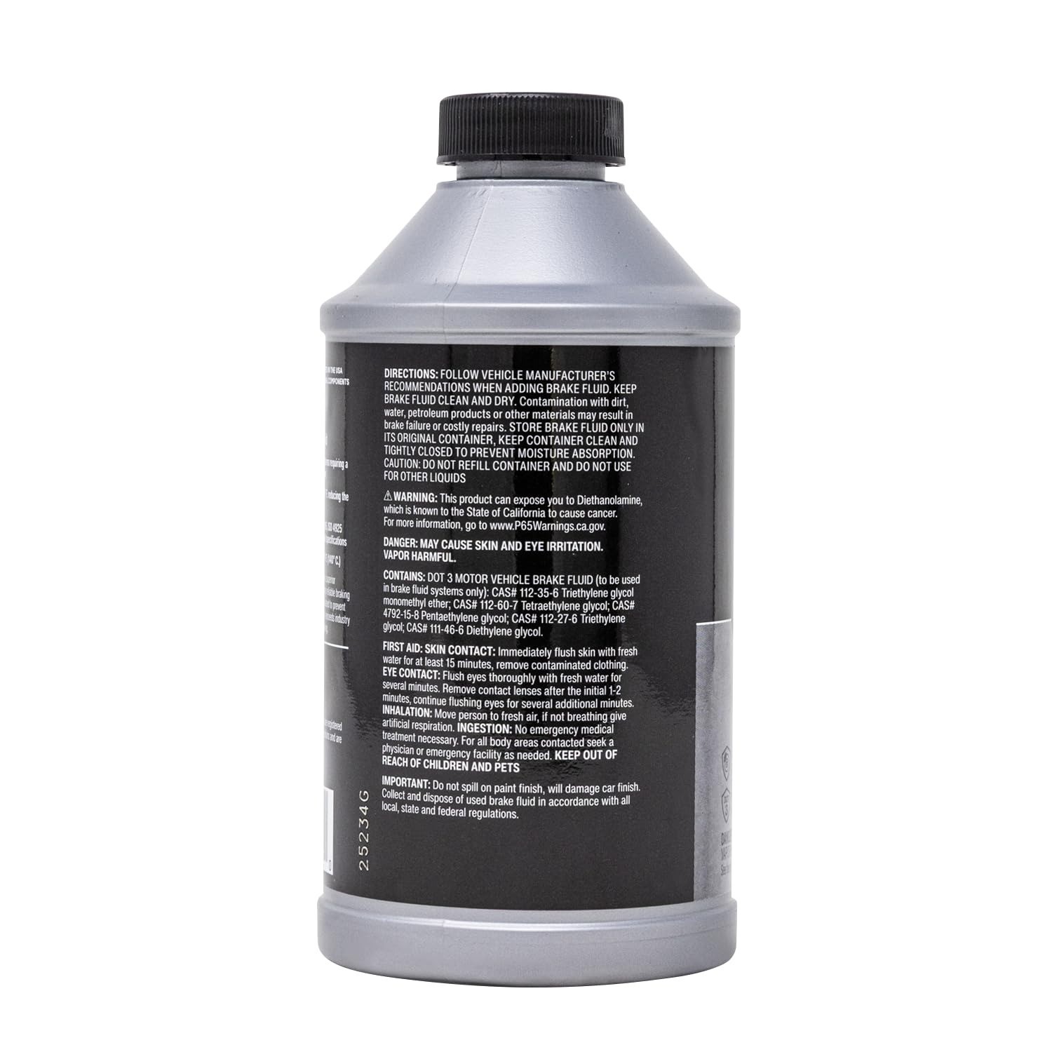 Valvoline DOT 3 Synthetic Brake Fluid 12oz – High Boiling Point