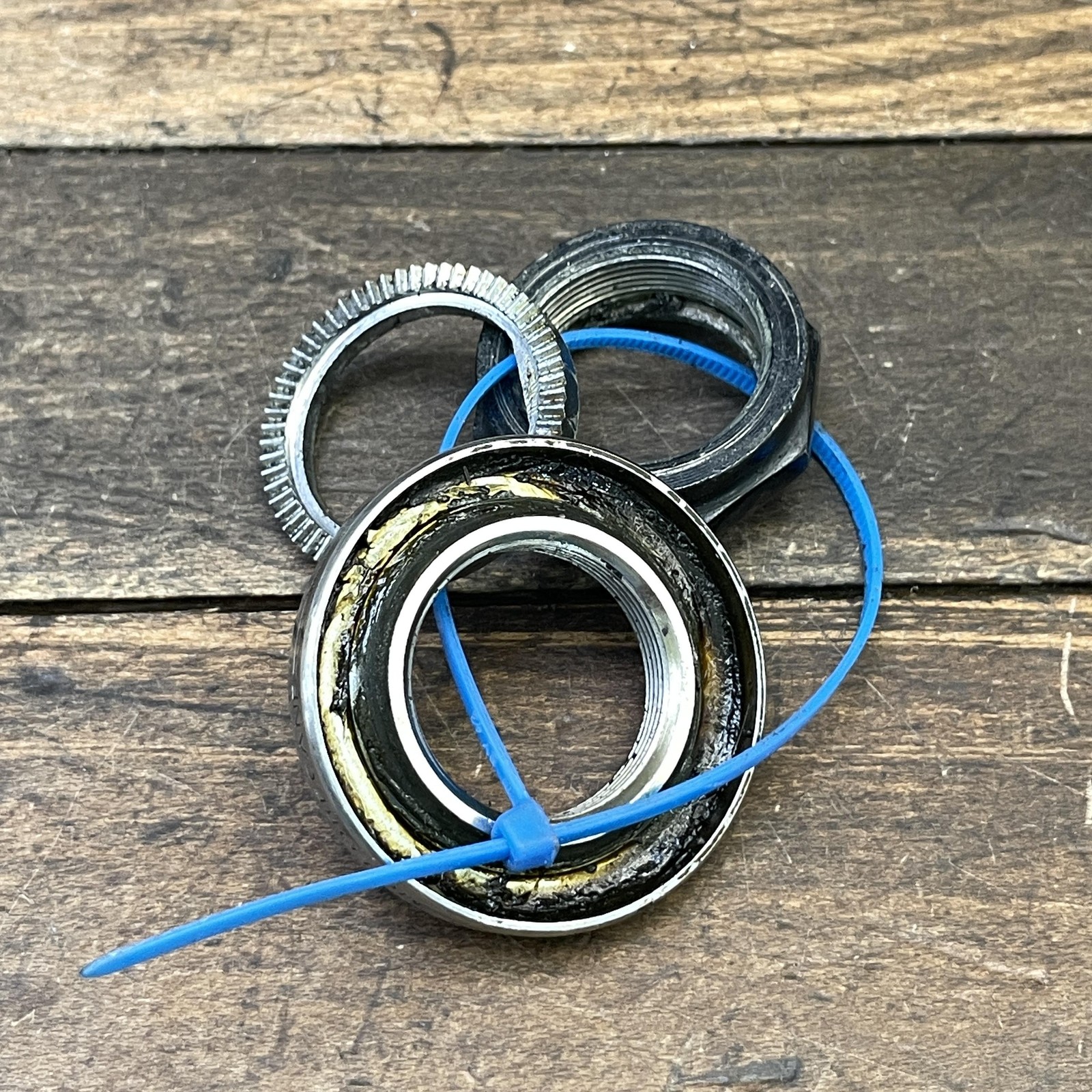 Vintage Motobecane Headset Top Nut Race 1 Inch Threaded Road bike France