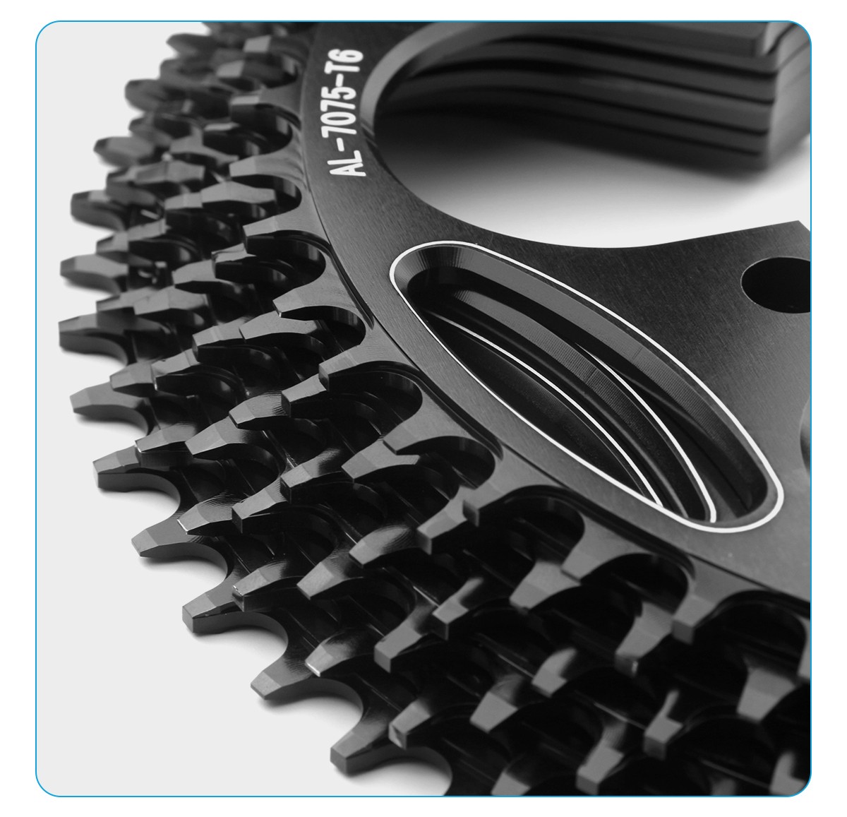 Road Bike Chainring 110 BCD 5 -Bolts 36T to 60T 9-11 Speed Bicycle Chainwheel