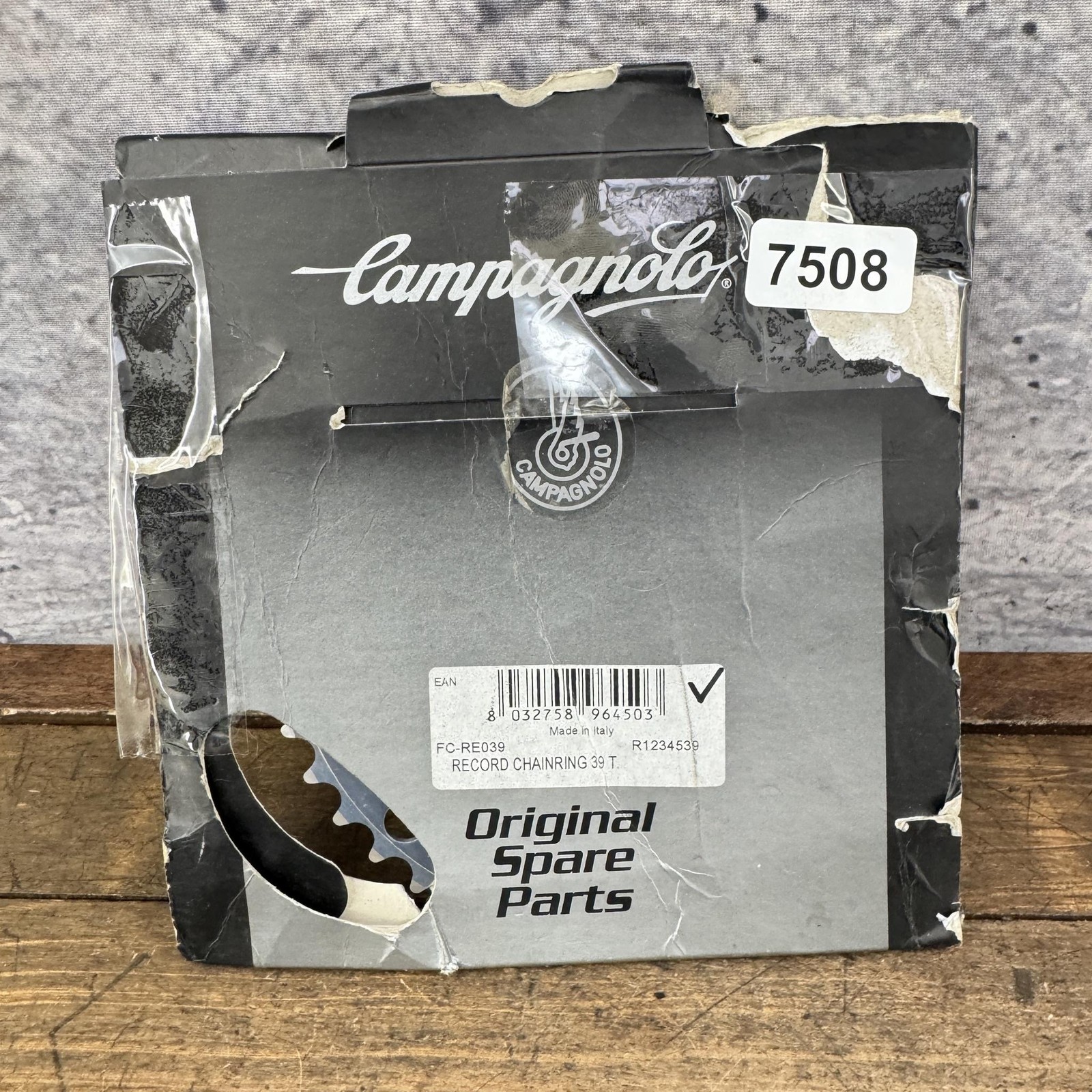 Campagnolo Record 39T Chainring 135 BCD 5-Arm NOS 39 Tooth Road Bike Italy
