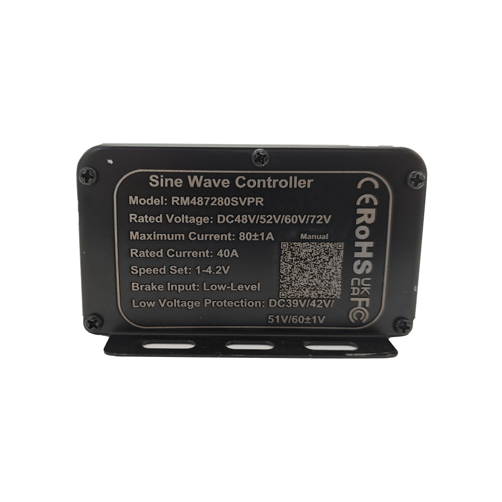 eBike Sine Wave Controller 80A 48V 60V 72V 2600W-4000W with Color Display LCD