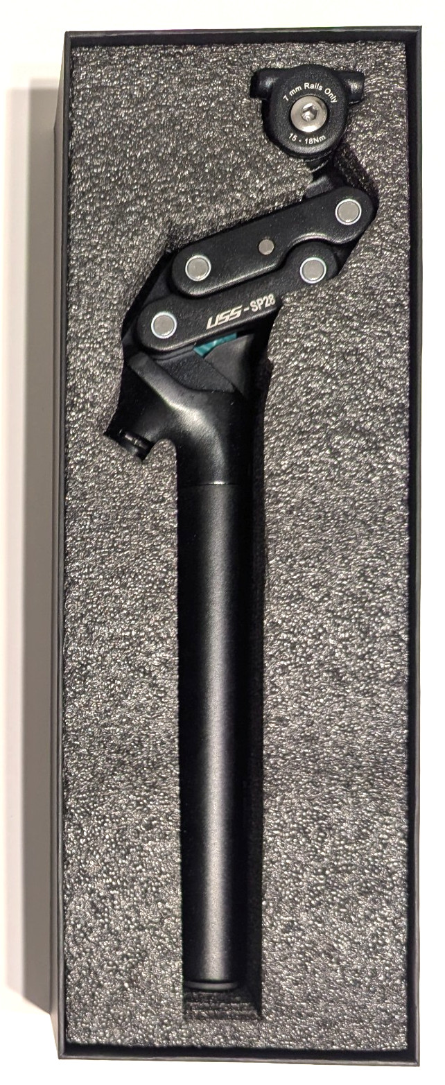 SAFORT USS-SP28 Suspension Seatpost, 31.6mm Tube Diameter, Adjustable Tension