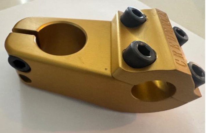 S&M BMX CREDENCE STEM OFF GOLD BIKE BIKES NECK BRONZE YELLOW CCR 52 52MM