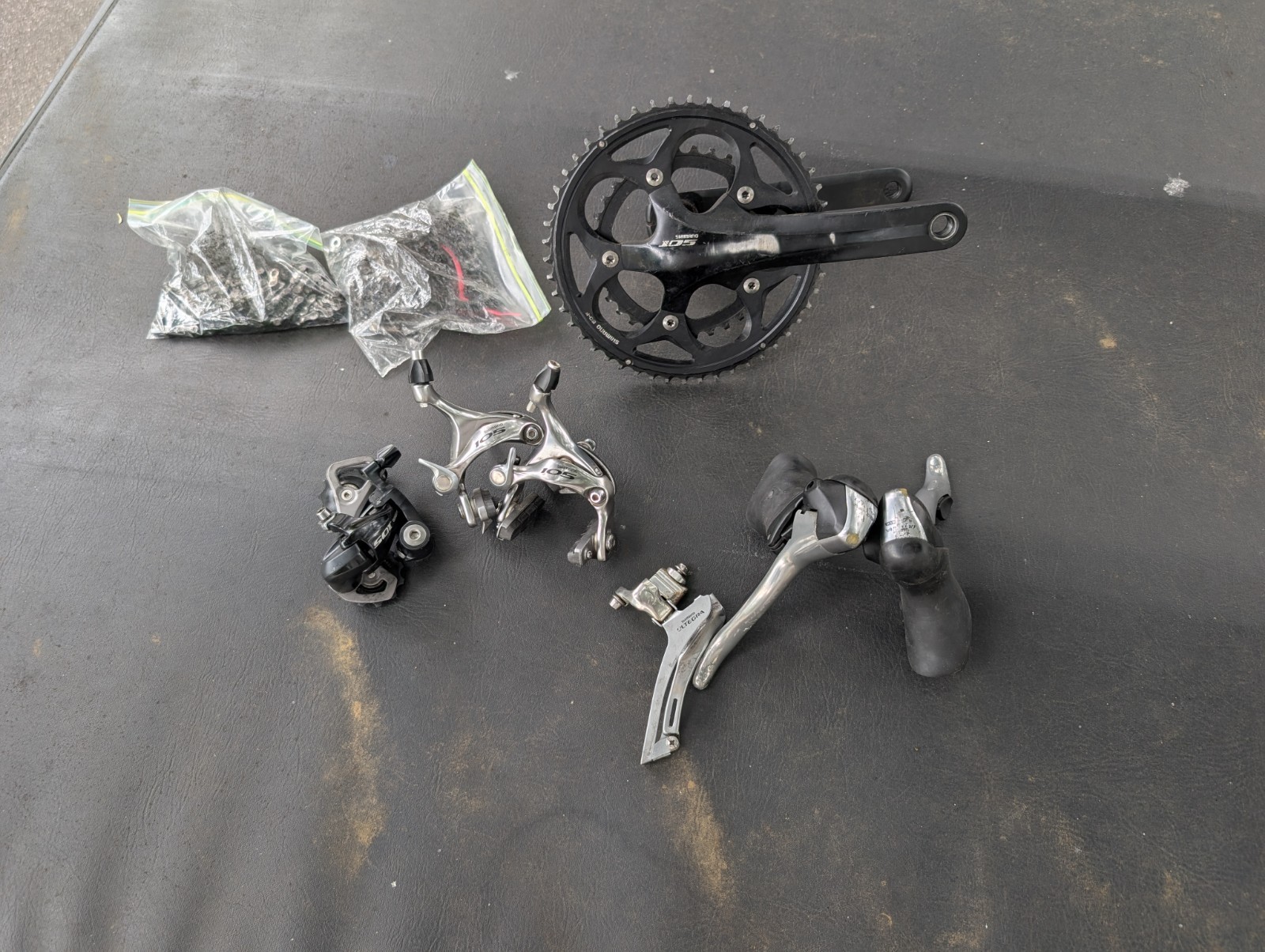 Shimano 105 5700 / Ultegra 6700 Mixed 10 Speed Road Groupset w/ Cassette & Chain