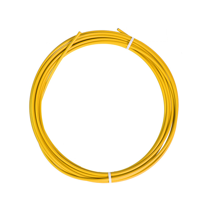 YELLOW SIS BICYCLE BIKE SHIFT SHIFTER GEAR CABLE HOUSING 12 FOOT ROLL 4mm