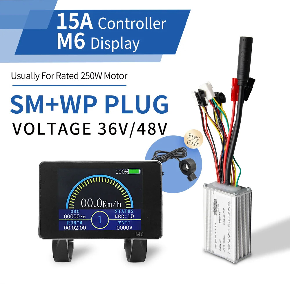 E-bike Controller and Display 36/48/52V 250-1500w Electric Bicycle Conversie Kit