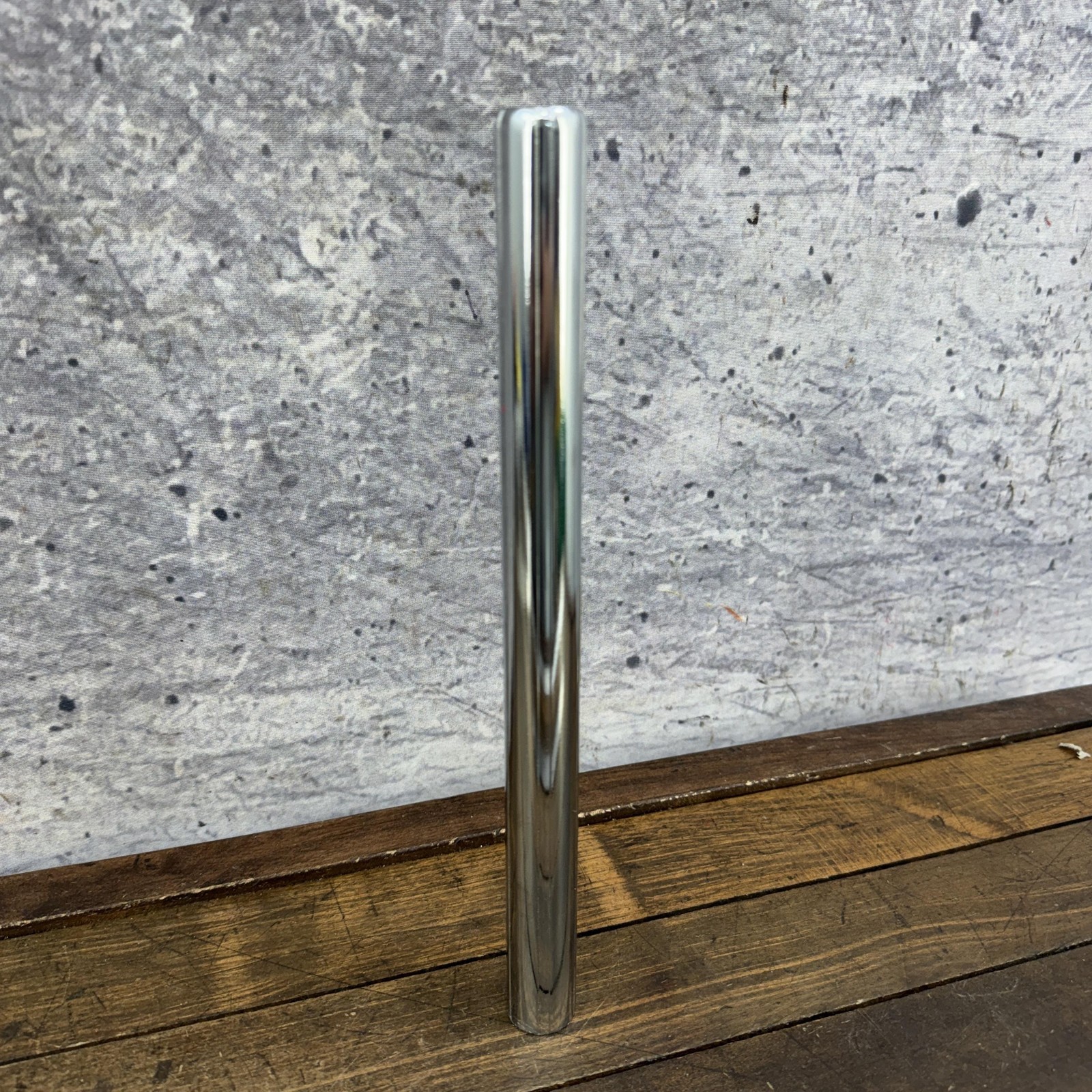 Meng Fong BMX Seatpost 22.2mm NOS Silver 4130 Chromoly Old School BMX Post