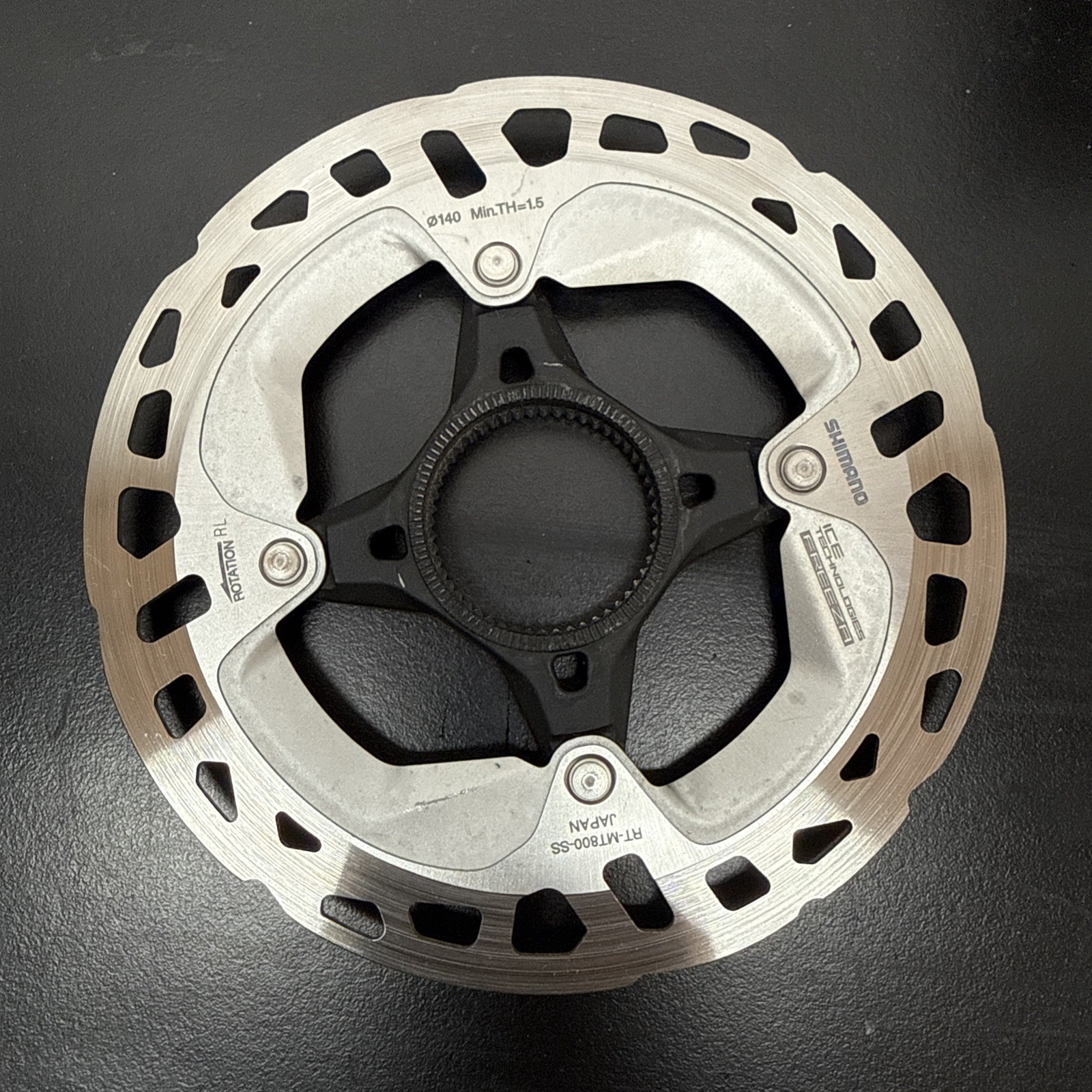 Shimano Deore XT RT-MT800-SS Center Lock Disc Brake Rotor 140mm