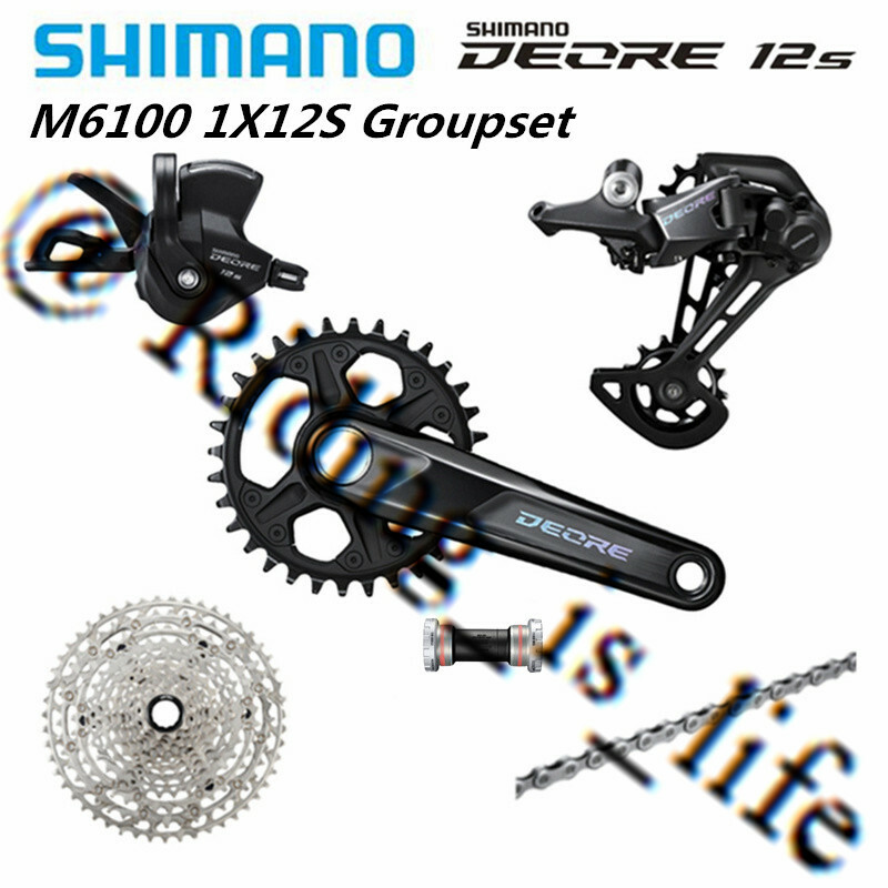 New SHIMANO Deore M6100 1×12-12 Speed Groupset FC-M6100-1 51T M6100/M6120 Brake