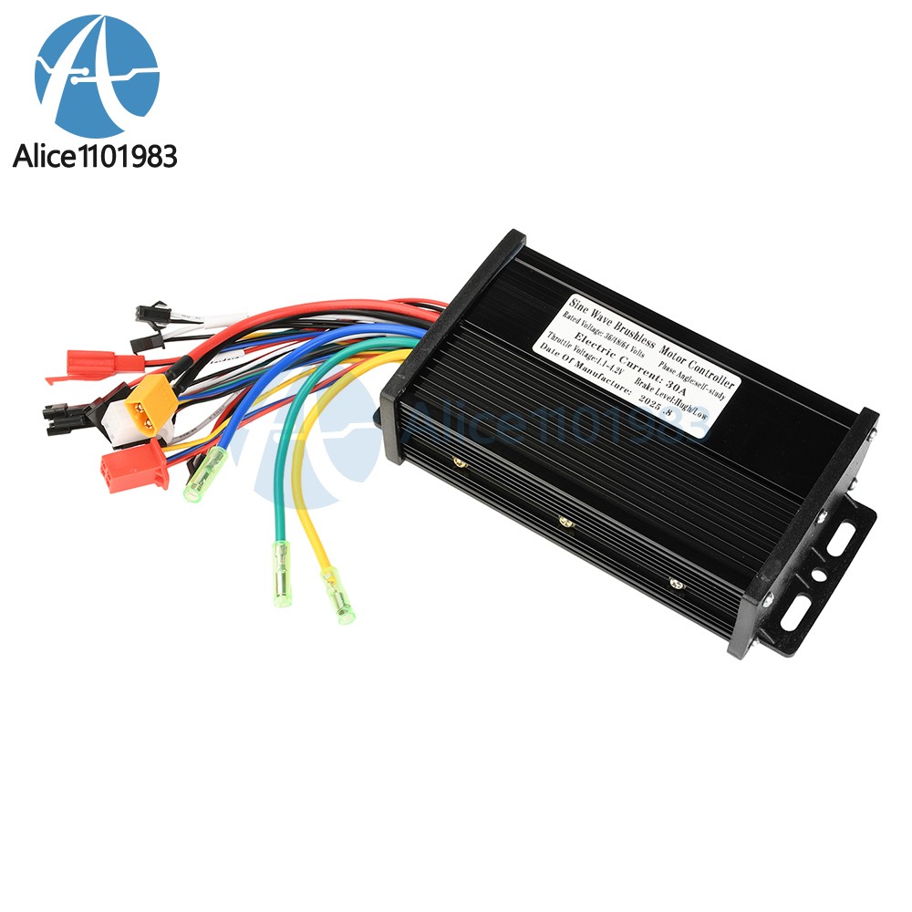 36V 48V 64V 40A 30A 20A Brushless Motor Controller E-Bike S866 LCD Display Meter