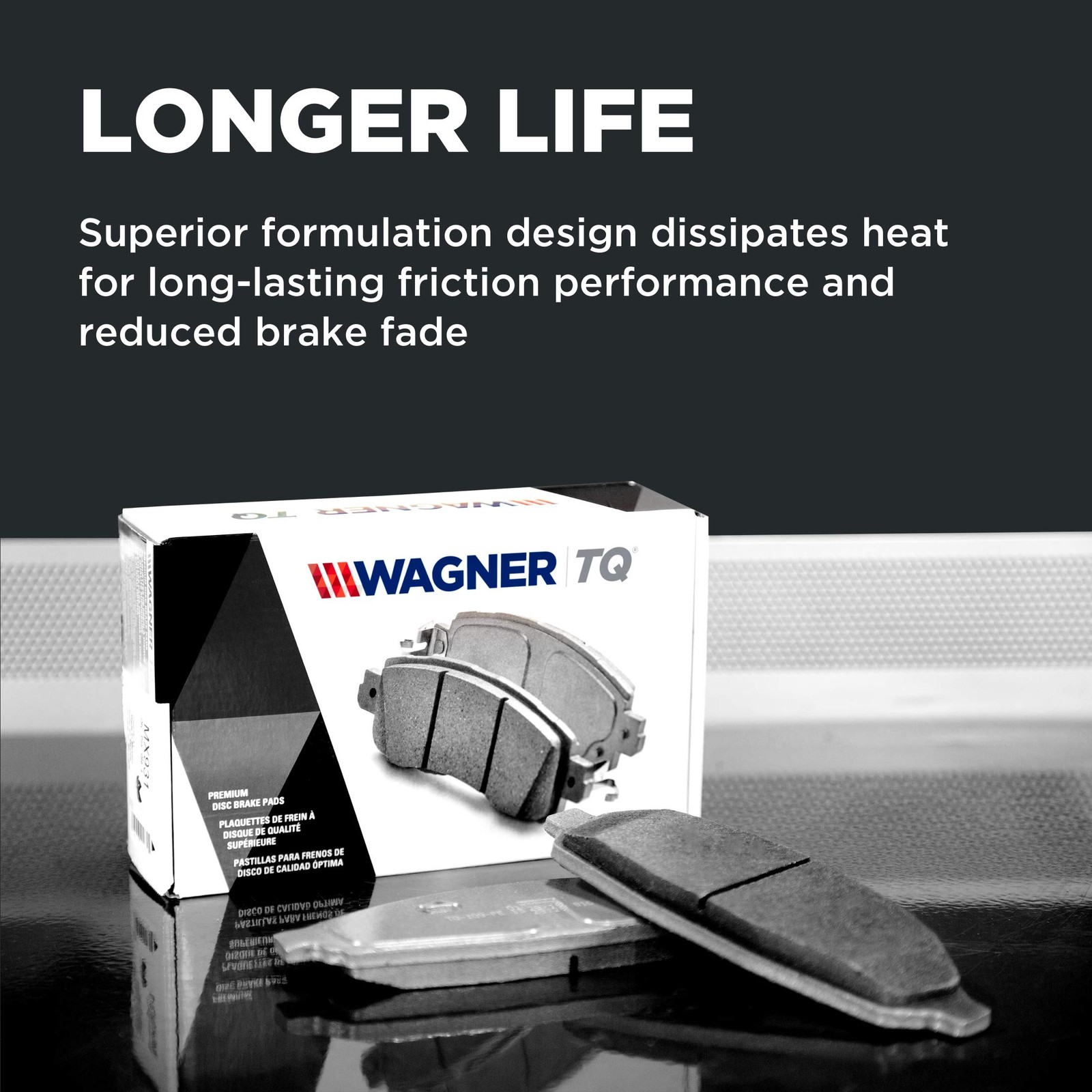 Wagner Brake Thermoquiet Qc714 Ceramic Disc Brake Pad Set