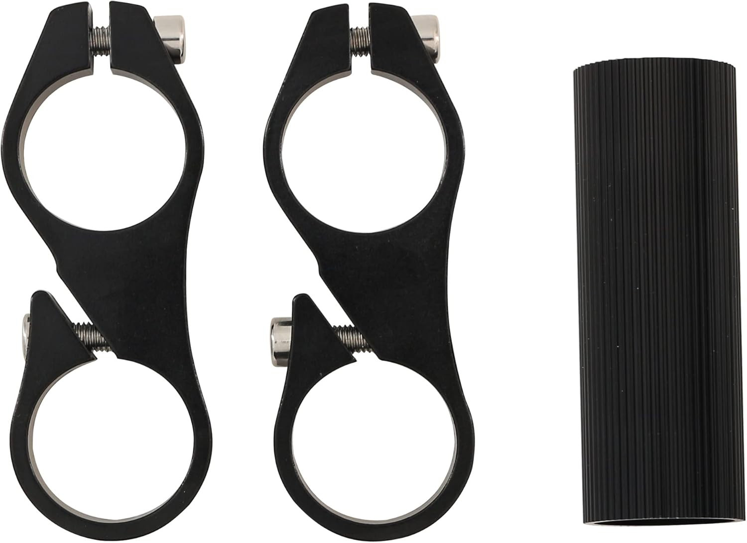 Double-Stem 25.4mm Handlebar Riser Adapter Ultralight Bike for Folding Bike