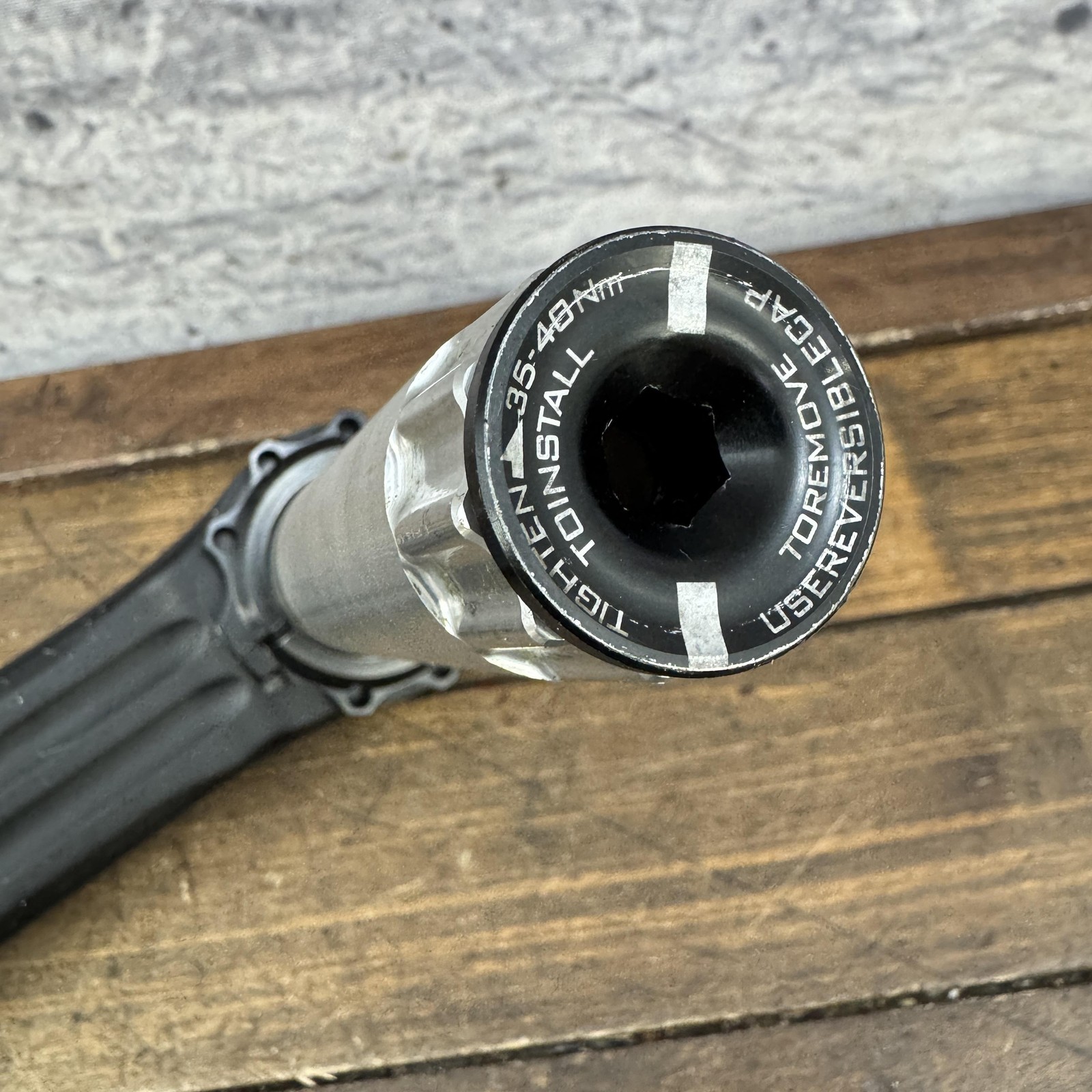 Rotor 3D Crankset Spindle Road Bike Black Aluminum Arms SPLINE