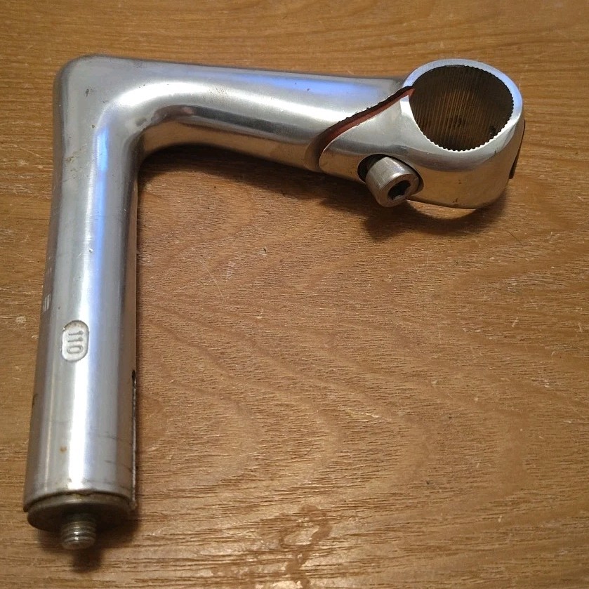 [82] Vintage Cinelli 1R Road Bike Handlebar Quill Stem C Pics 4 Measurements