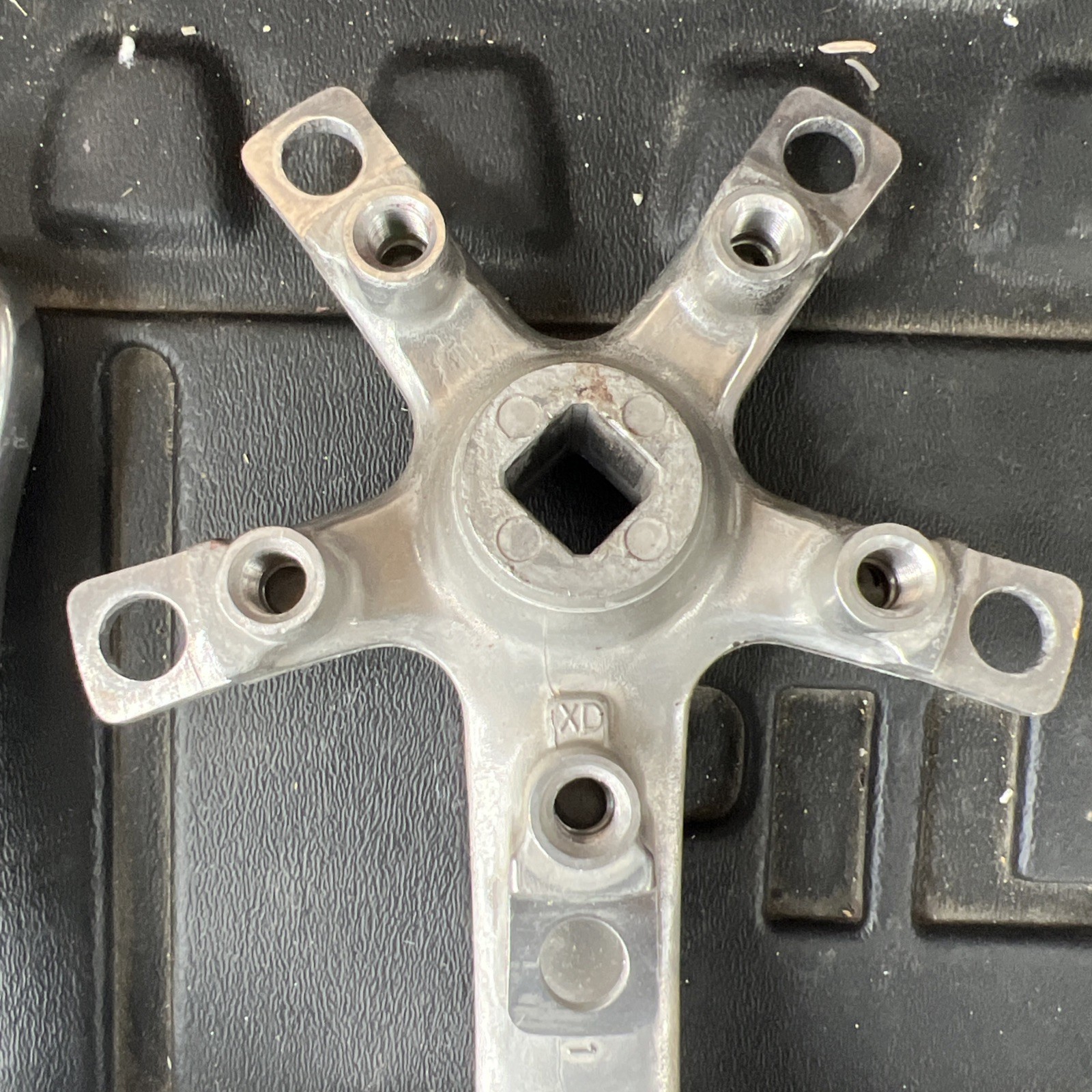 Bicycle Crank Arms Sugino XD 170 ARMS Square Ultralight Polished Aluminium