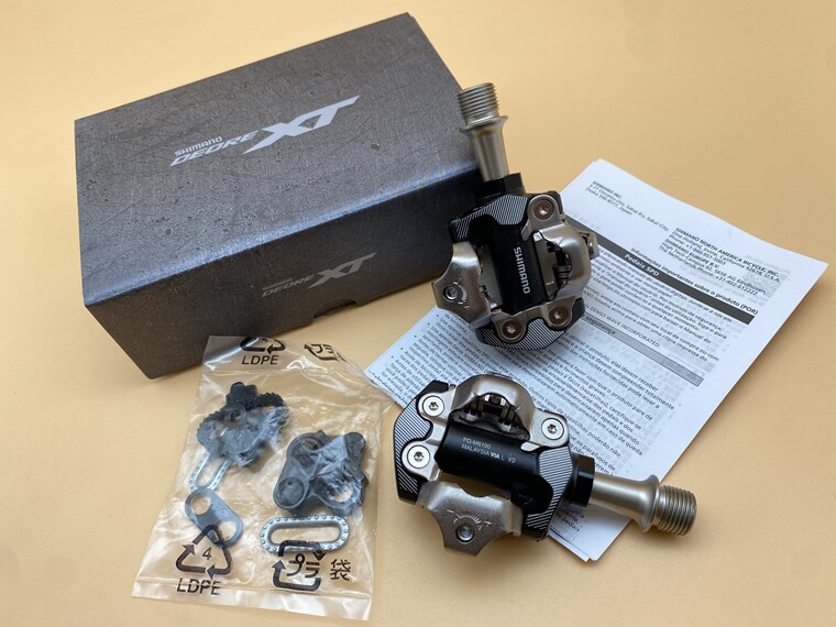 New Shimano Deore XT PD-M8100 SPD XC MTB Mountain Bike Clipless Pedals & Cleats