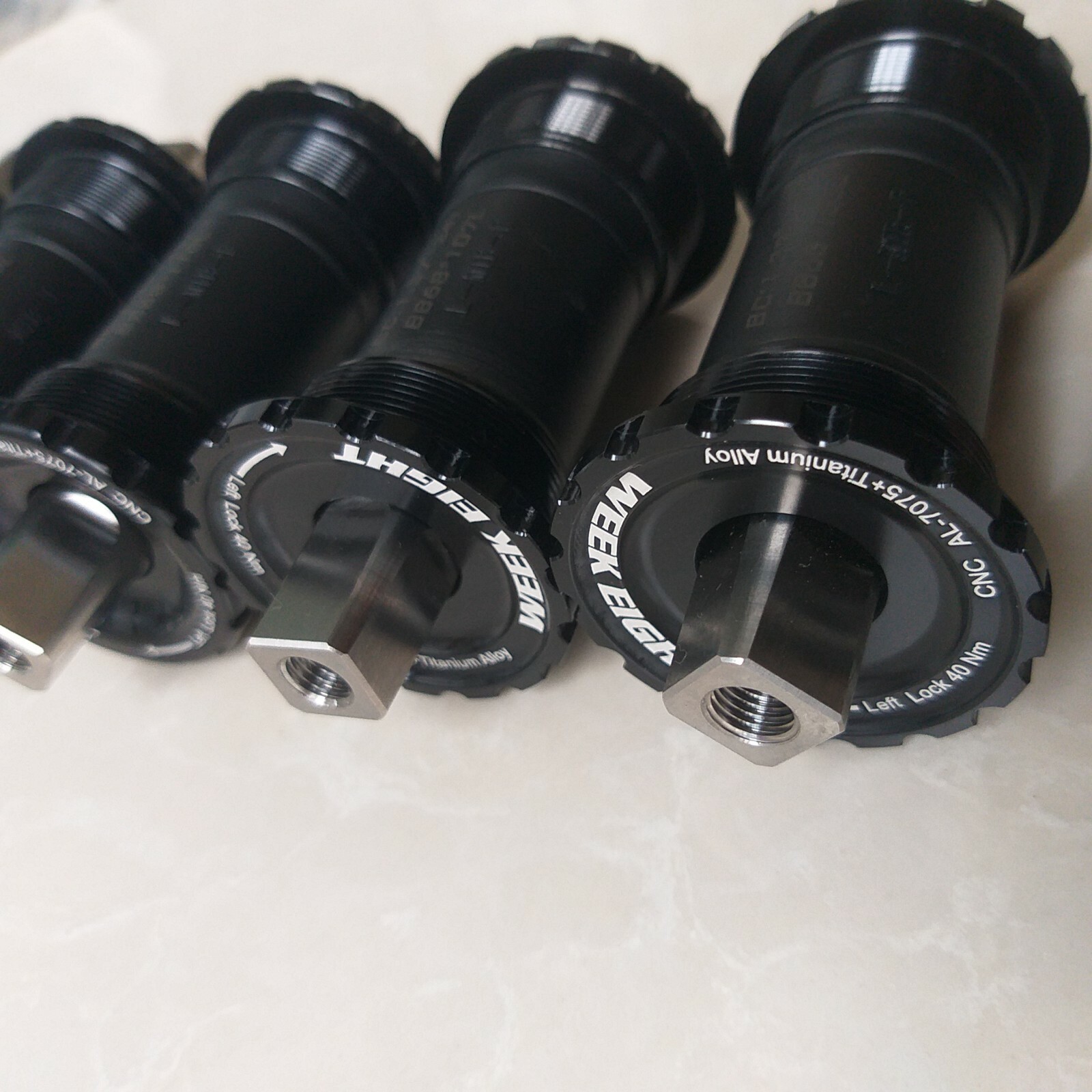 Titanium 113mm Bicycle Square Taper Bottom Bracket Bearing Cartridge 68mm * 113L