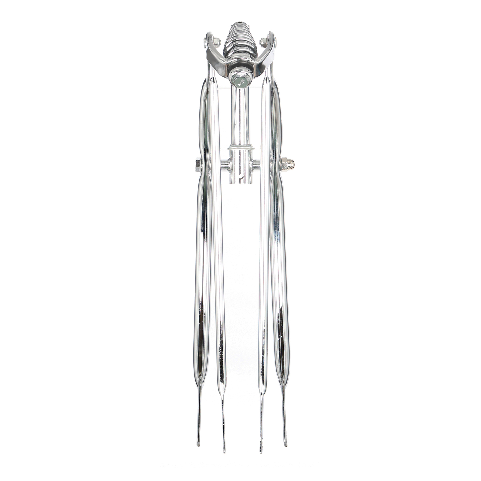 Tracer 1″ Steel Threaded Bike Spring Fork for 2.125″ Tire Coaster Brake Chrome