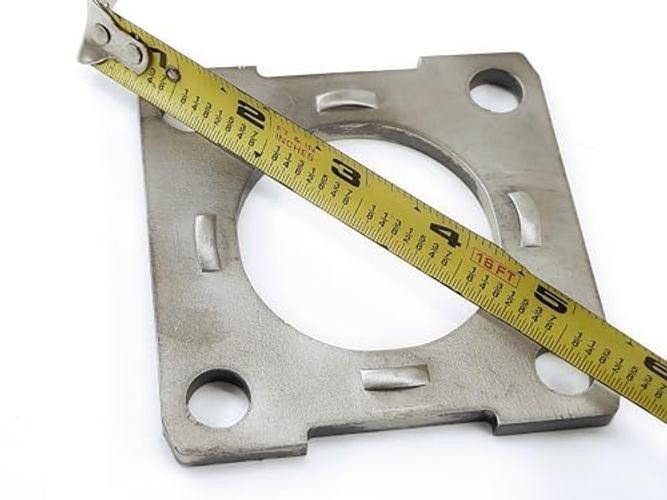 Replacement Trailer Brake Backing Plate Flange 2.27″ for 3500# Axle, 4 Hole