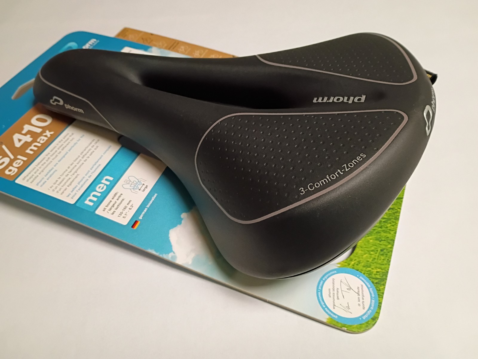 Phorm S/410 Gel Max Mens Bicycle Saddle