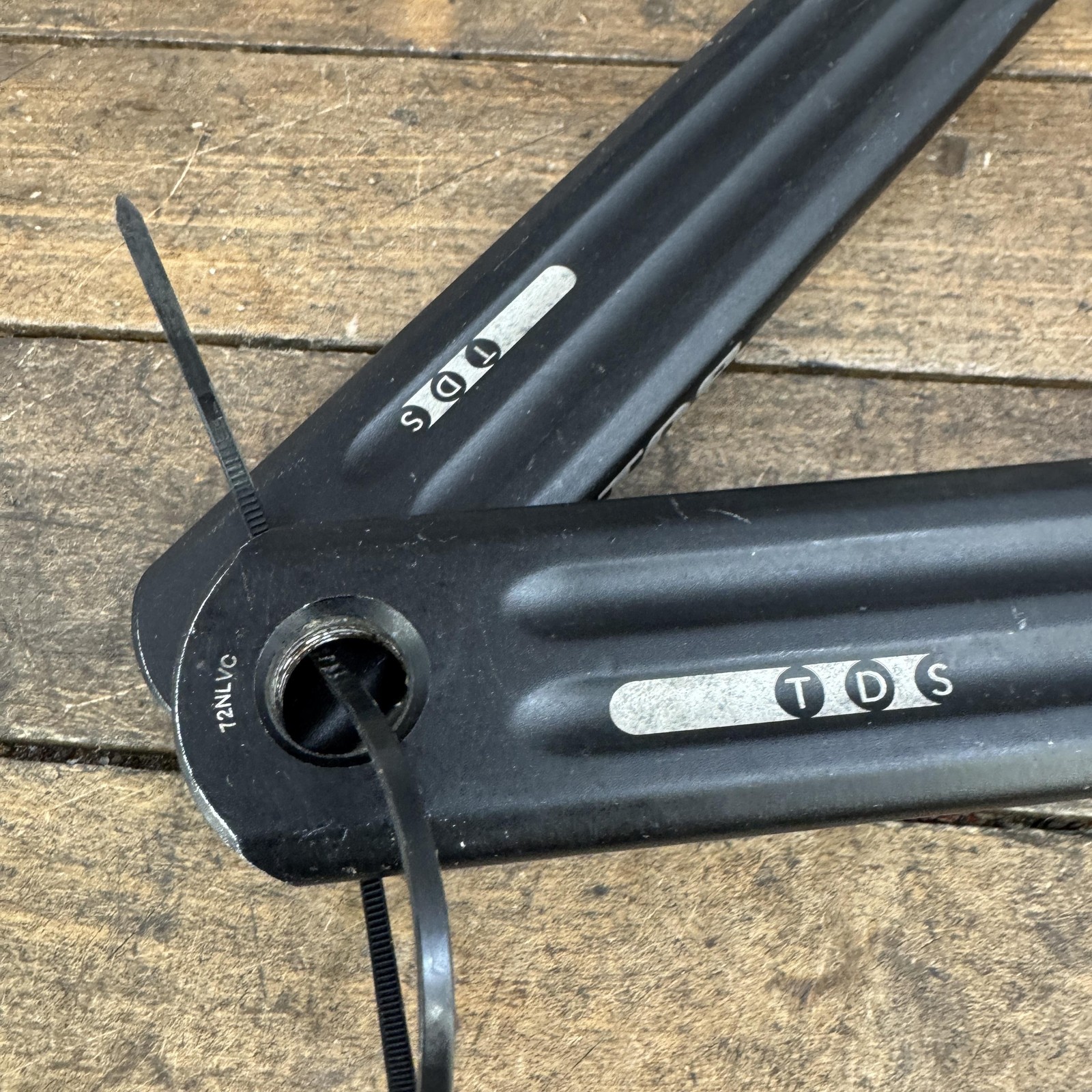 Rotor 3D Crankset Spindle Road Bike Black Aluminum Arms SPLINE
