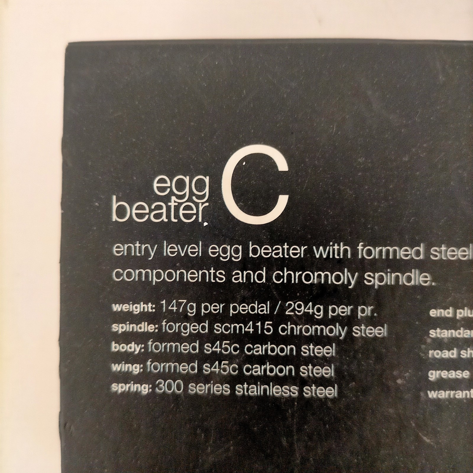 Egg Beater C CrankBrothers 147g per 294g per pair BRAND NEW IN BOX