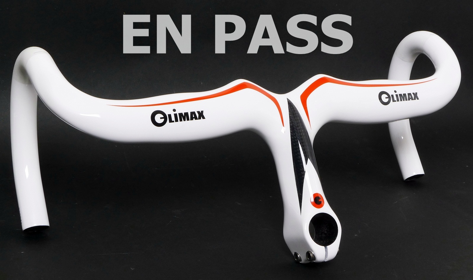 mr-ride 44×12,compact 350g Climax Carbon Integrated Handlebar stem HR03B White
