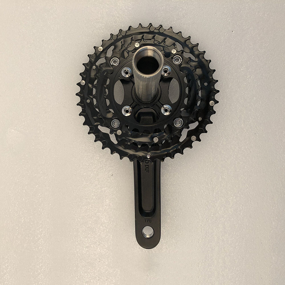 Bicycle Crankset 3x10S Triple Speed 104/64mm BCD 24/32/42T MTB Chainring with BB