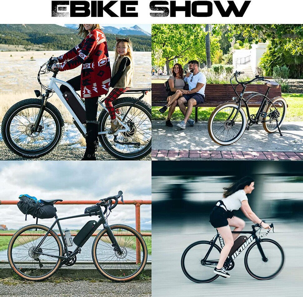 E-bike Battery 60V 52V 48V 25Ah Lithium ion for Bicycle 0~2000W Bafang CSC Motor
