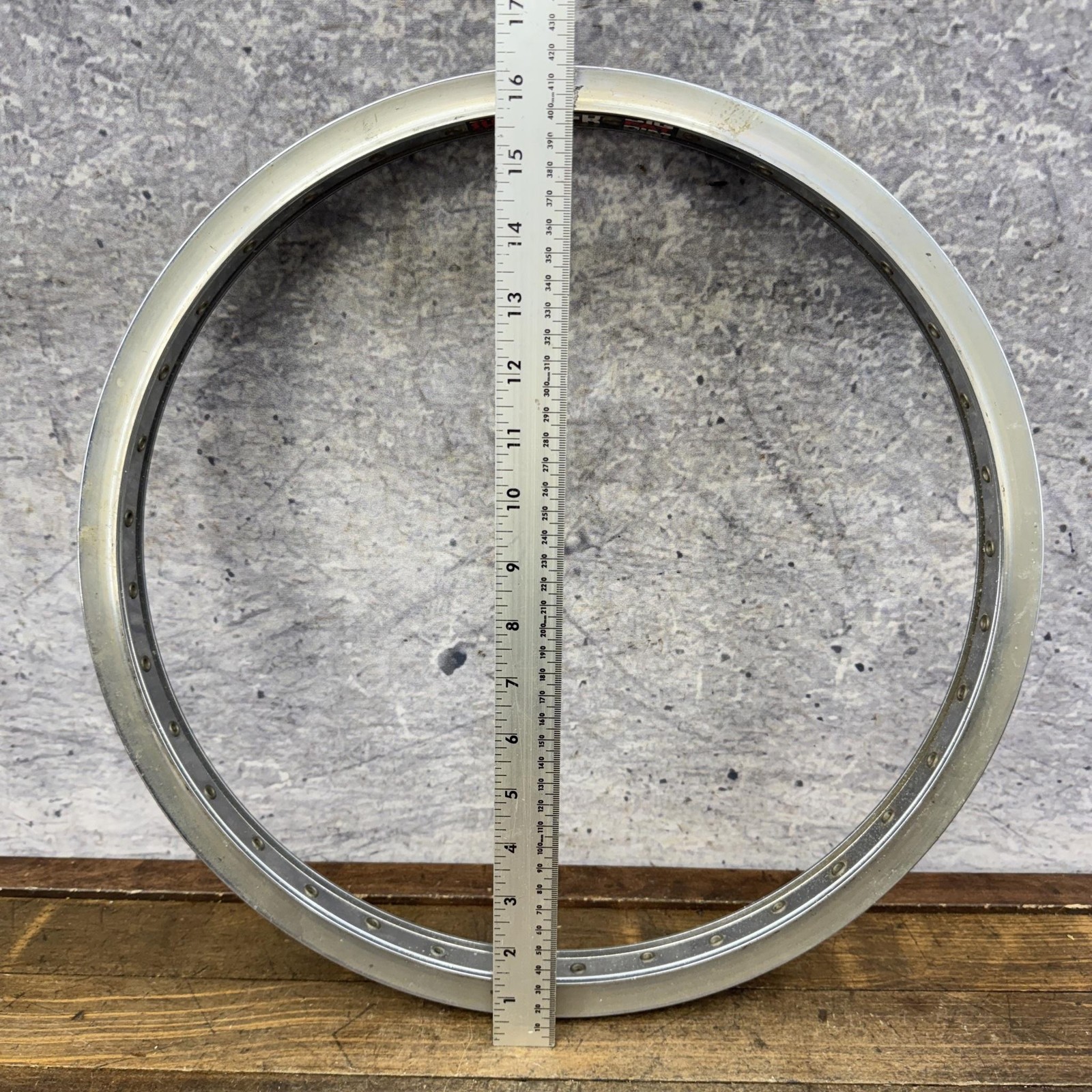 Vintage Sun Rims BFR Big Fat Rim 48H 20in BMX Silver Double Wall USA Bike 48