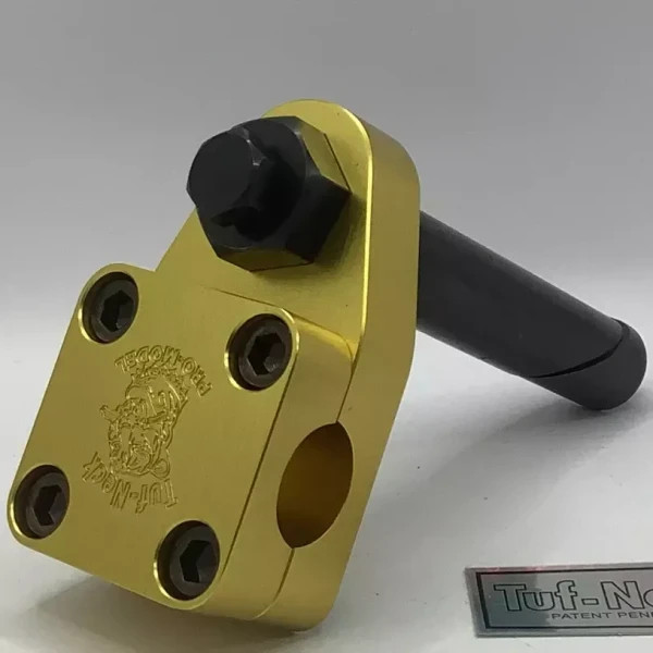 Tuf-Neck BMX Stem, OLDSCHOOL GT BMX SE GOLD RETRO DRUNKEN TIGER 1″ TOP LOAD NEW