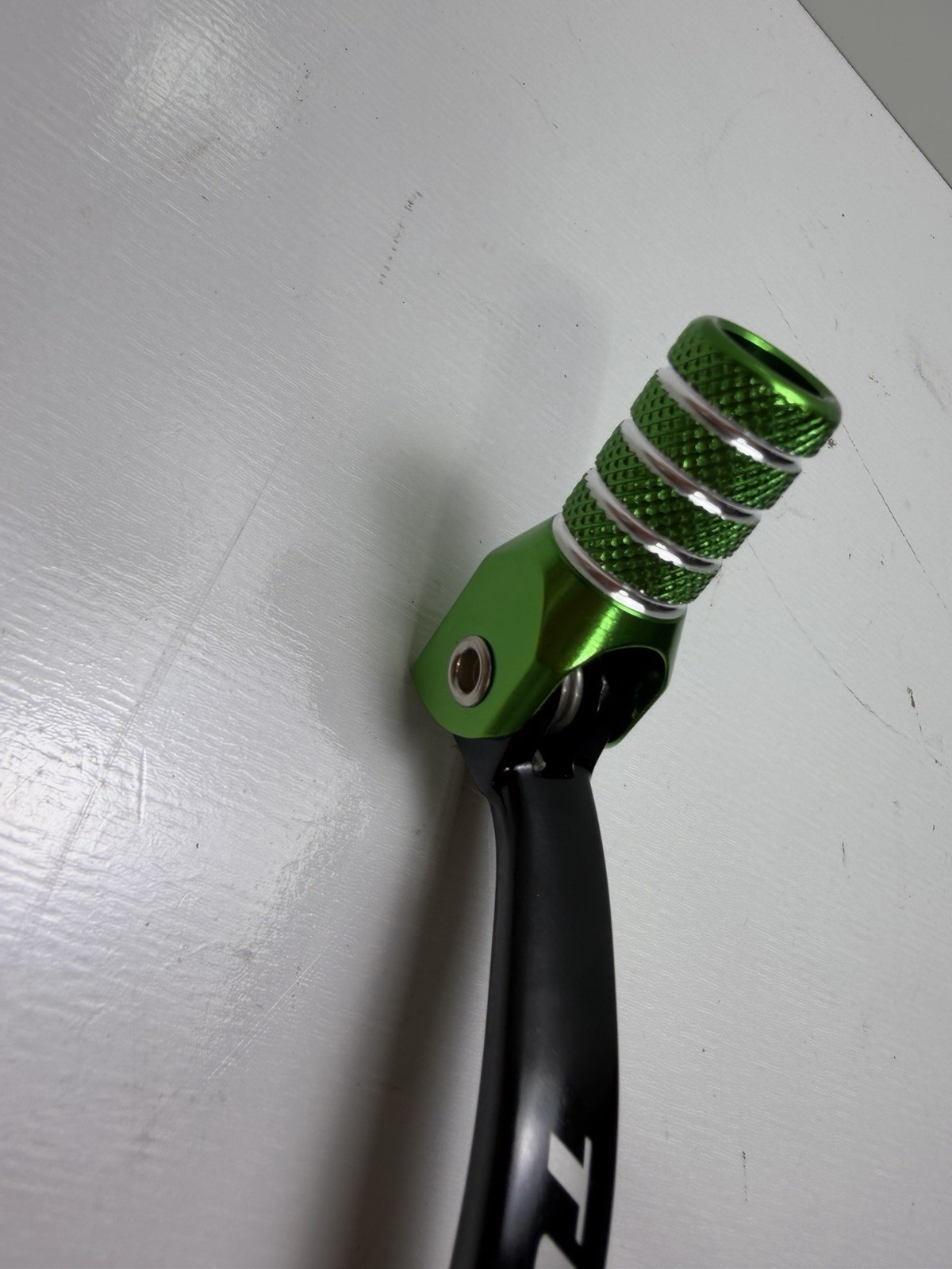Tusk Folding Shift Lever Black Green Tip For Kawasaki KX450F 2006-2015