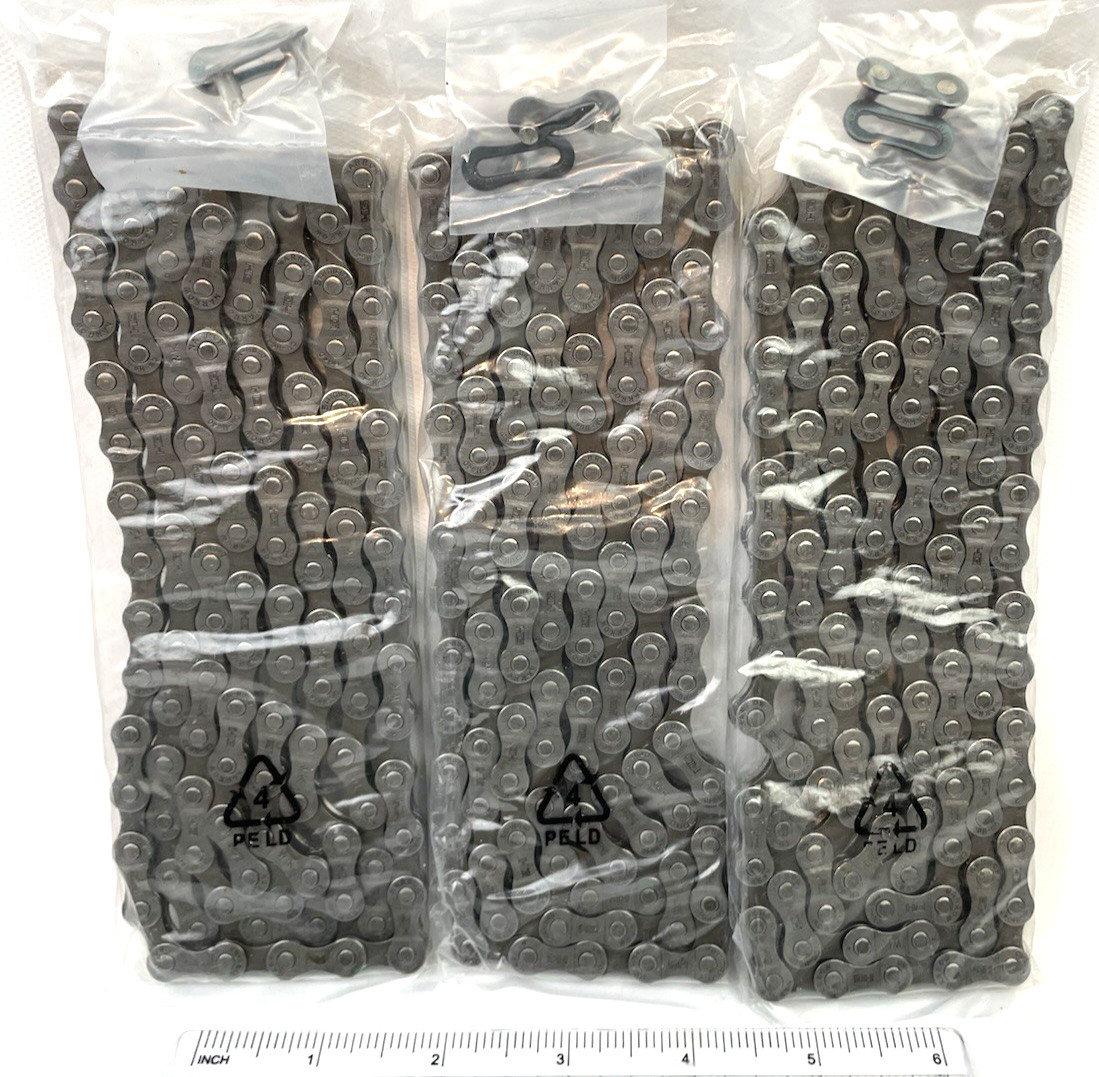 3pc-Lot Shimano CN-HG40 6/7/8 Speed Chain 116 Links 7.3mm Grey Bicycle Chain
