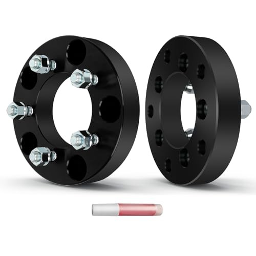 2PCS 5X5.5 to 5X4.5 Wheel Adapters Lug Centric 1.25″ 5 Lug 12X1.5 88mm hub