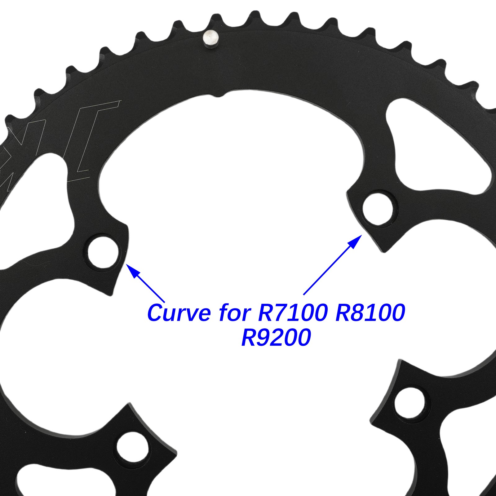 DJC Road Bike Chainring 110bcd 4 Bolts Mounting Oval Round 2x Double for Shimano