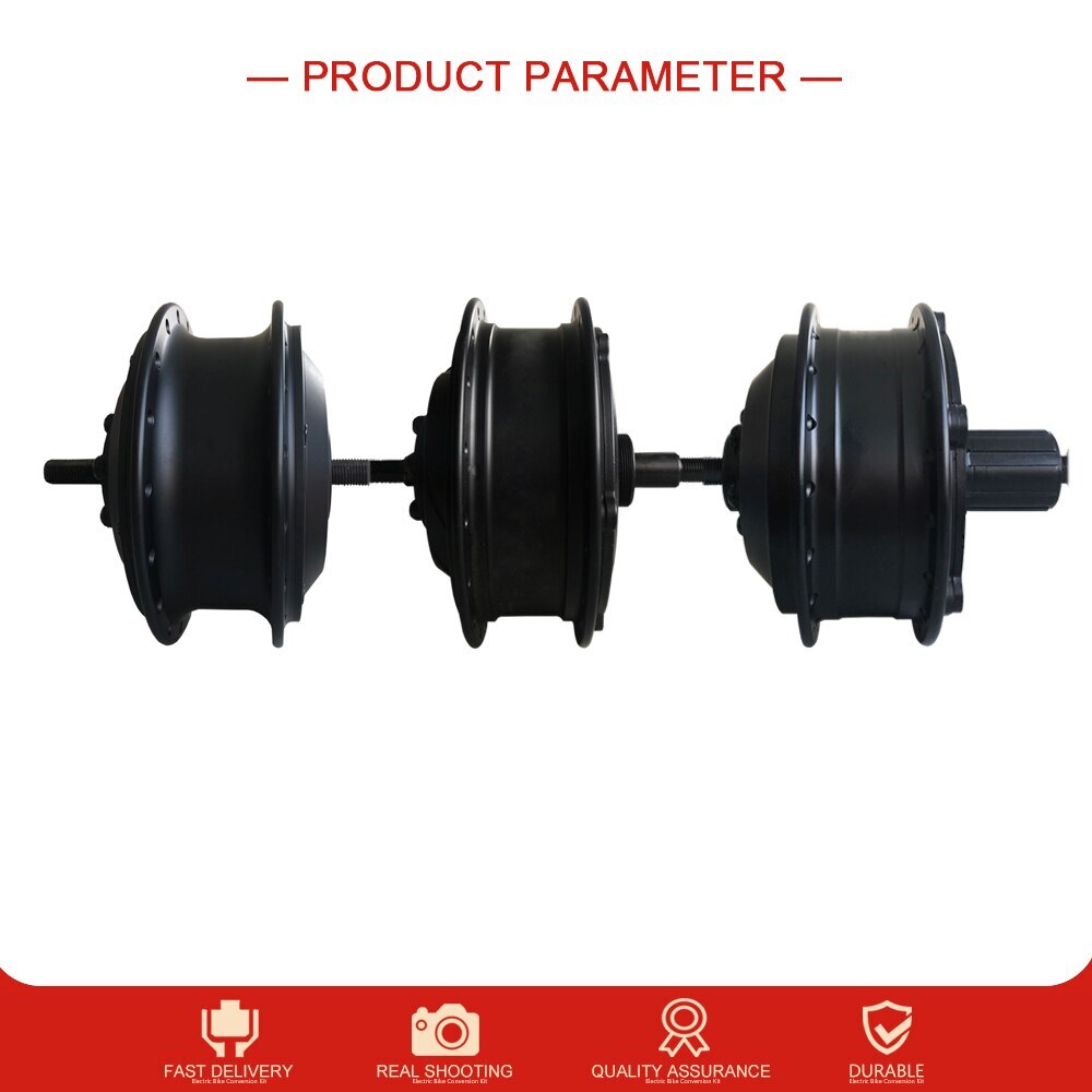 250W 350W 500W 36V 48V E-bike Brushless Motor Connector Front Rear Drive Motor