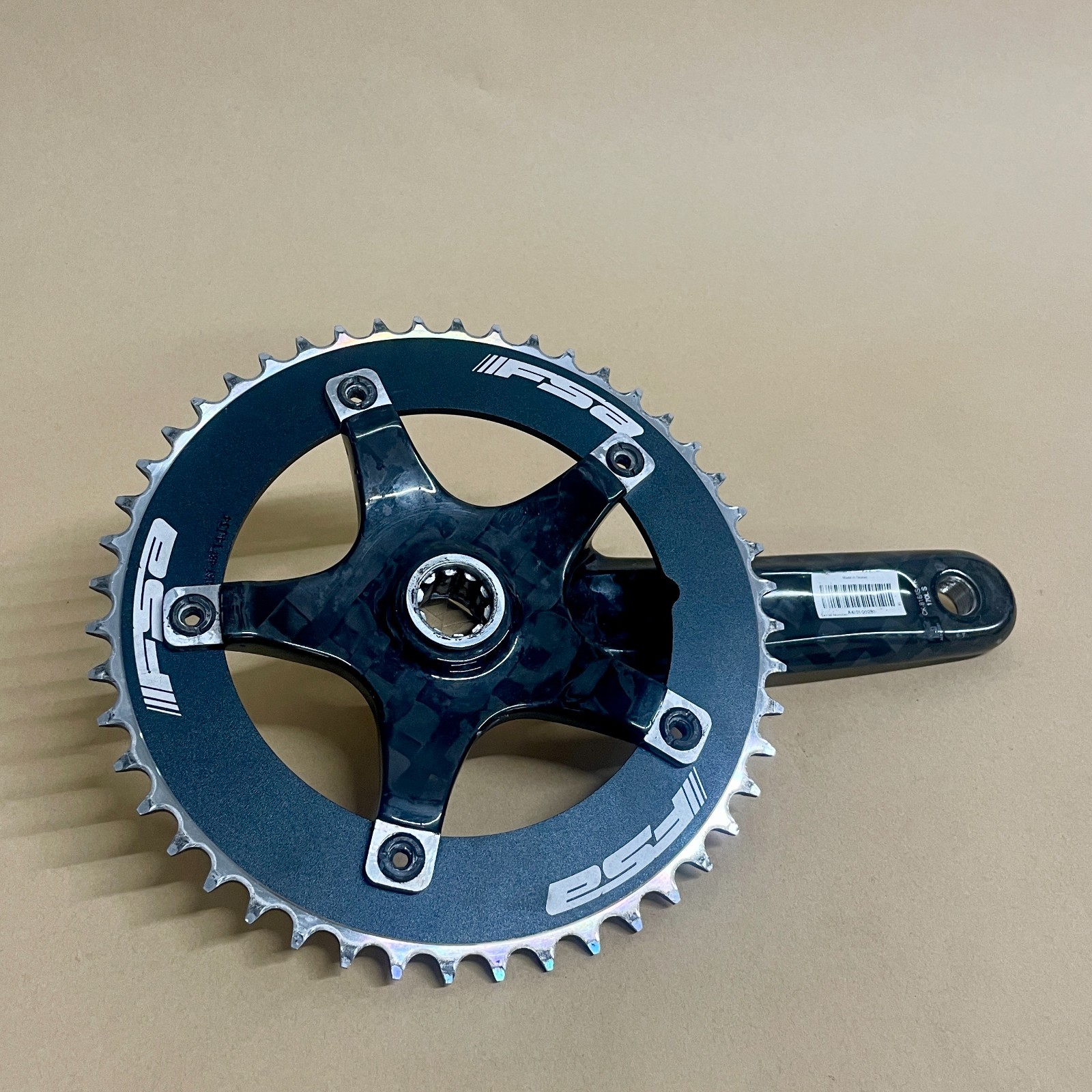 FSA Carbon Track 170mm 48T ISIS Crankset 144bcd