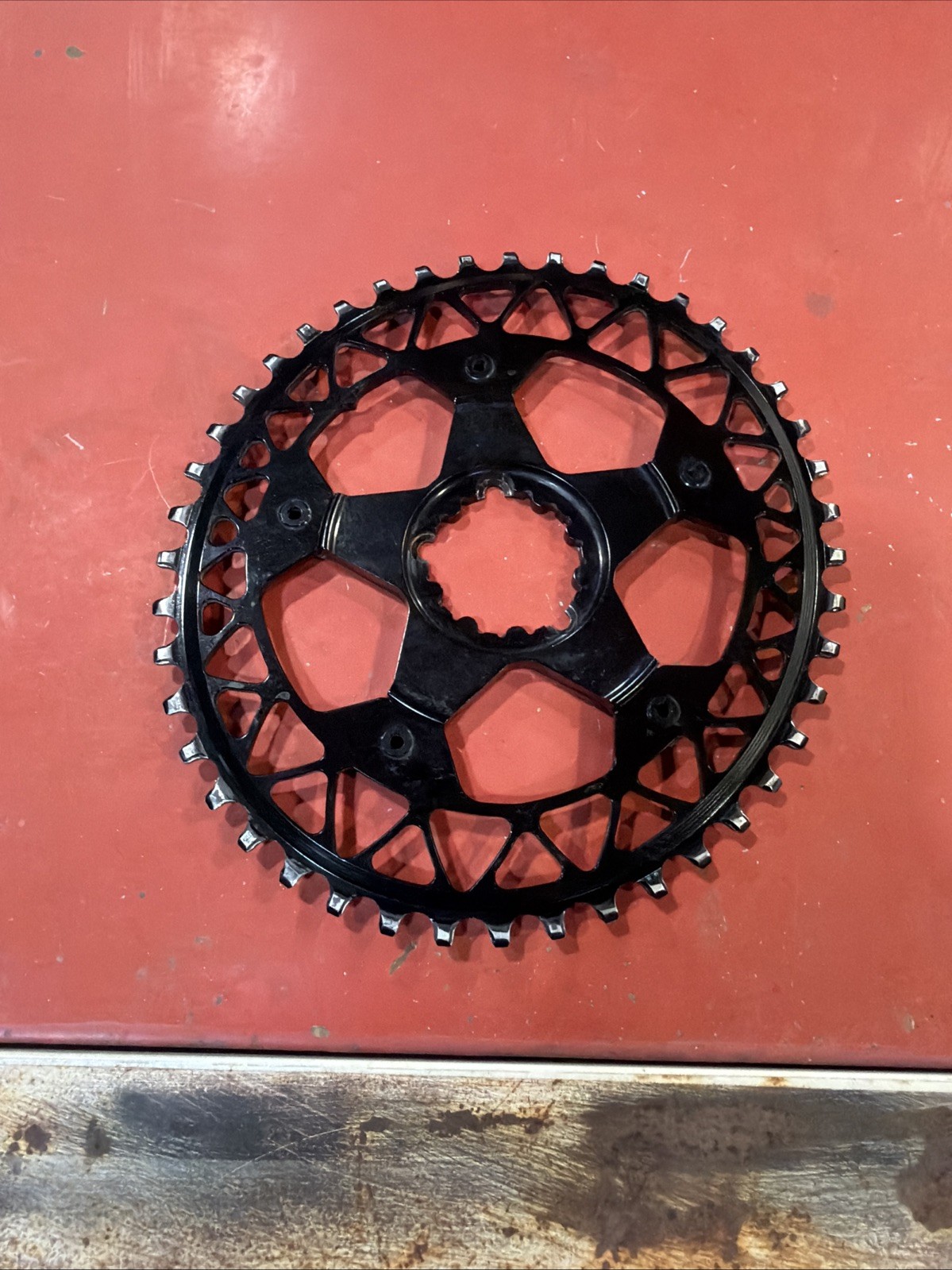 Cane Creek 5 bolt 110bcd 1x Spider eeWings Absolute Black Chainring 44T 3-Bolt