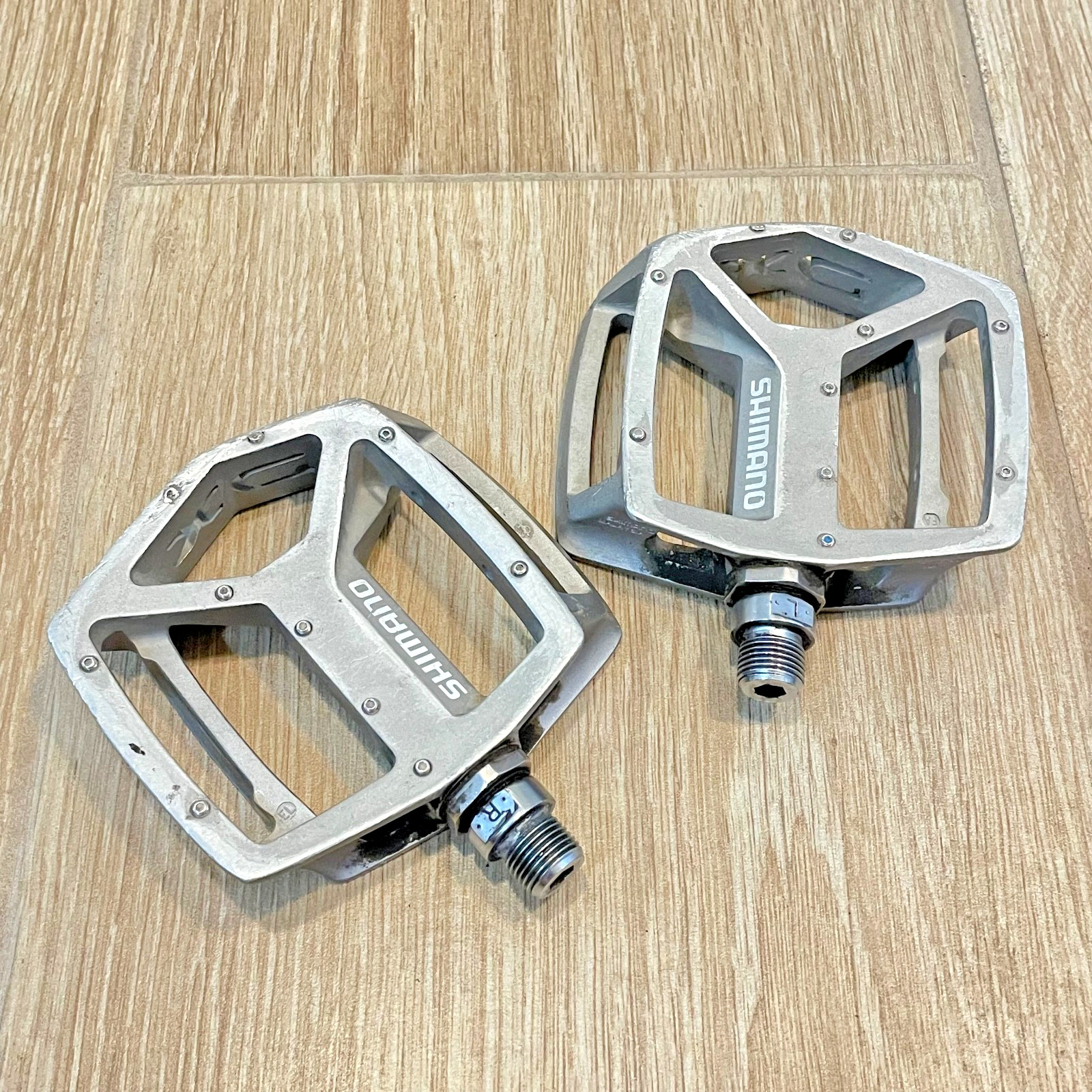 Vintage Shimano DX PD-MX30 Pedals Gray Platform MTB BMX DH Japan