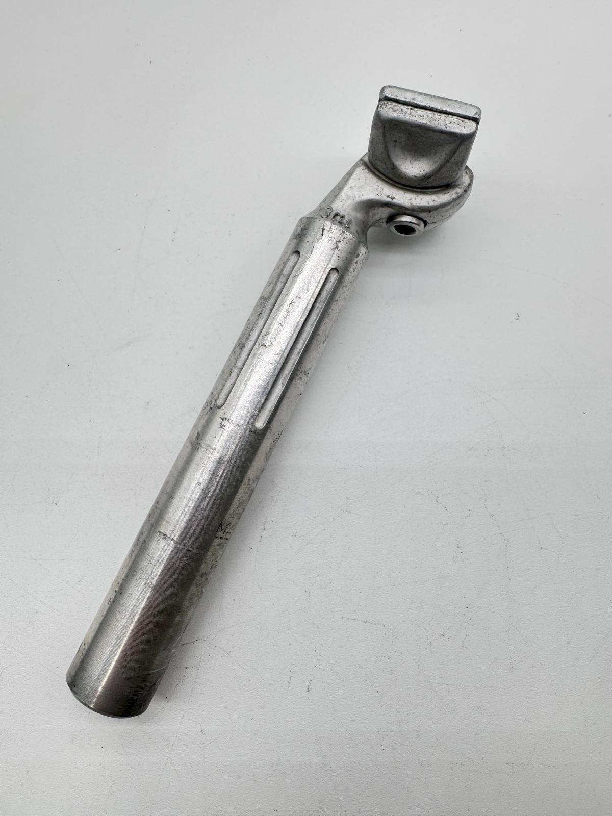 3ttt Criterium Fluted Seatpost 27.2mm Silver Micro Adjust 200mm Made in Italy