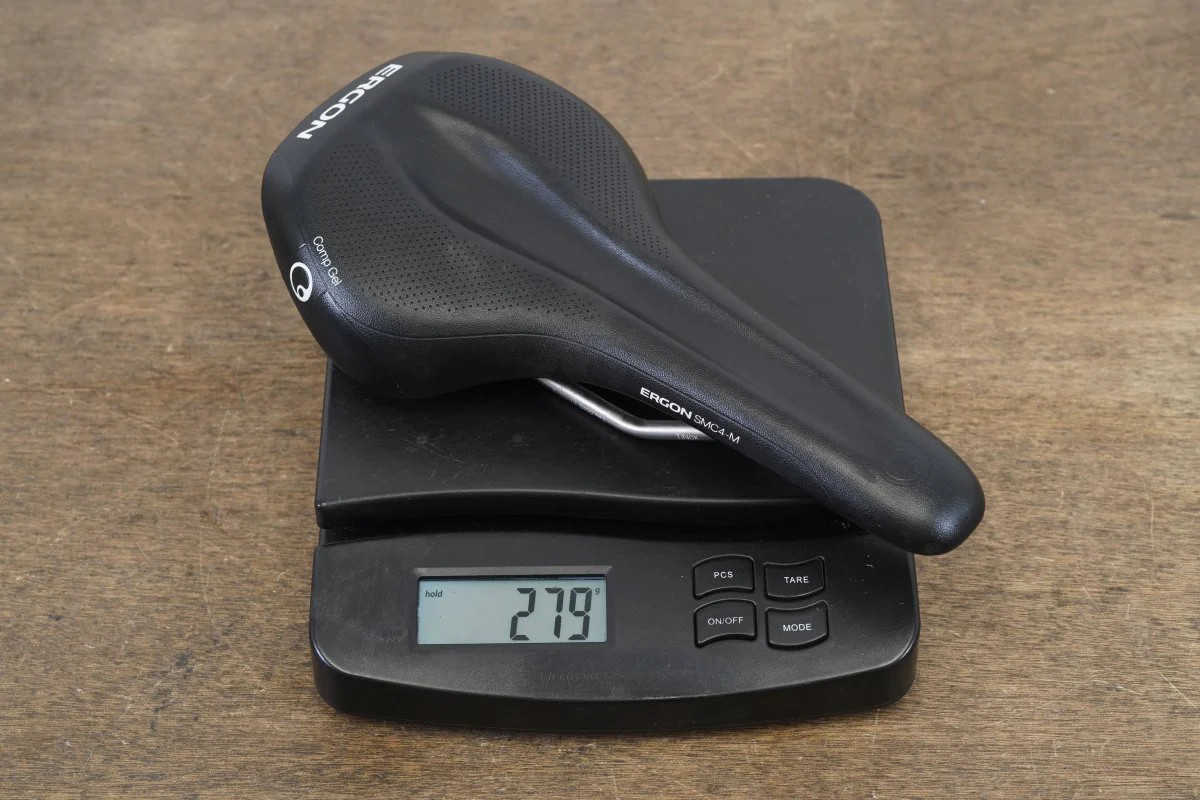 148mm Ergon SMC4-M Comp Gel Men TiNox Rail Road Saddle 279g