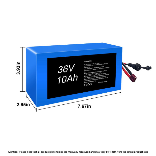 36V Ebike Battery 36V 10Ah Electric Bike Lithium Li-ion Battery Pack for Scooter
