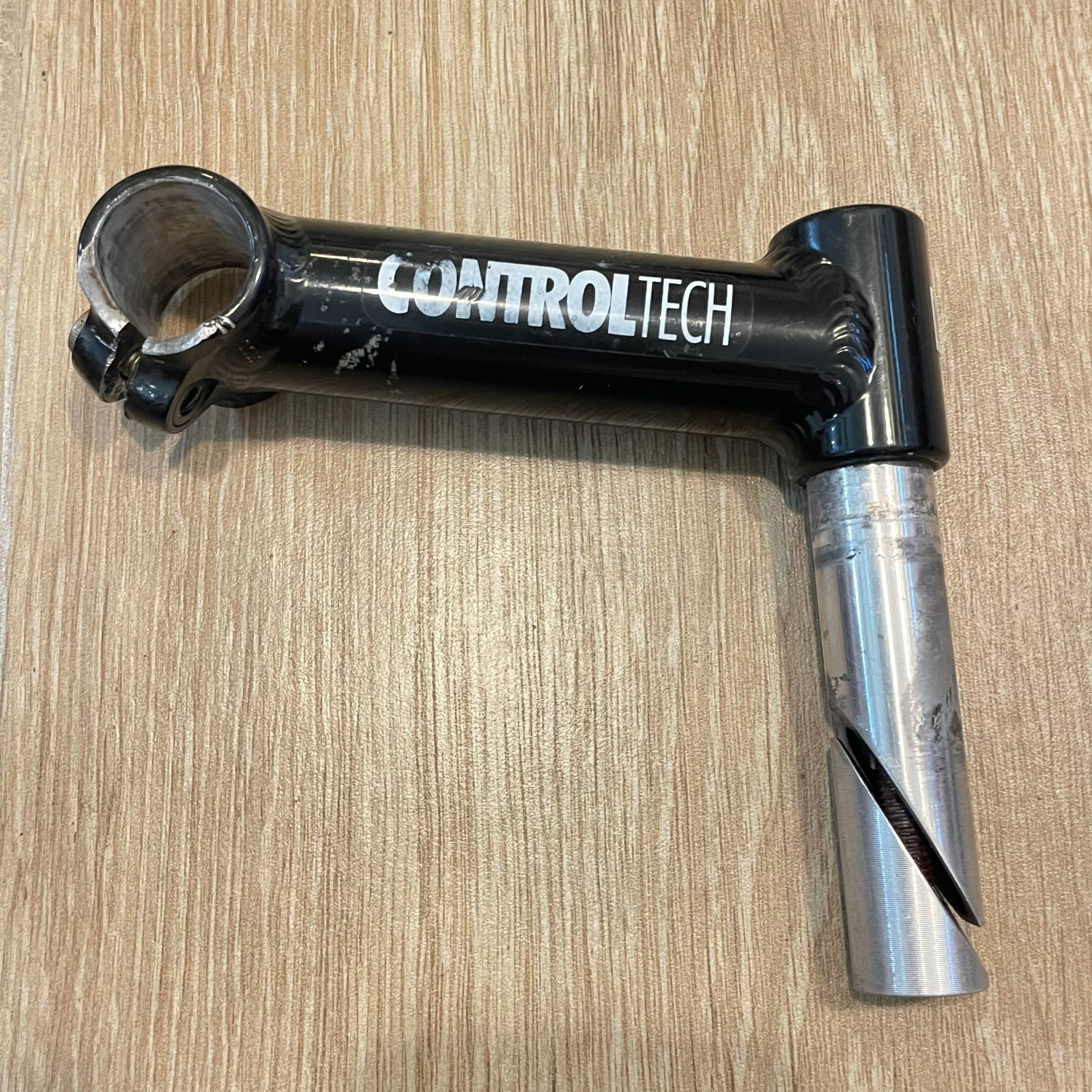 Vintage Control Tech Quill Stem 25.4 Clamp 22.2 Quill Black USA 90s MTB 1″