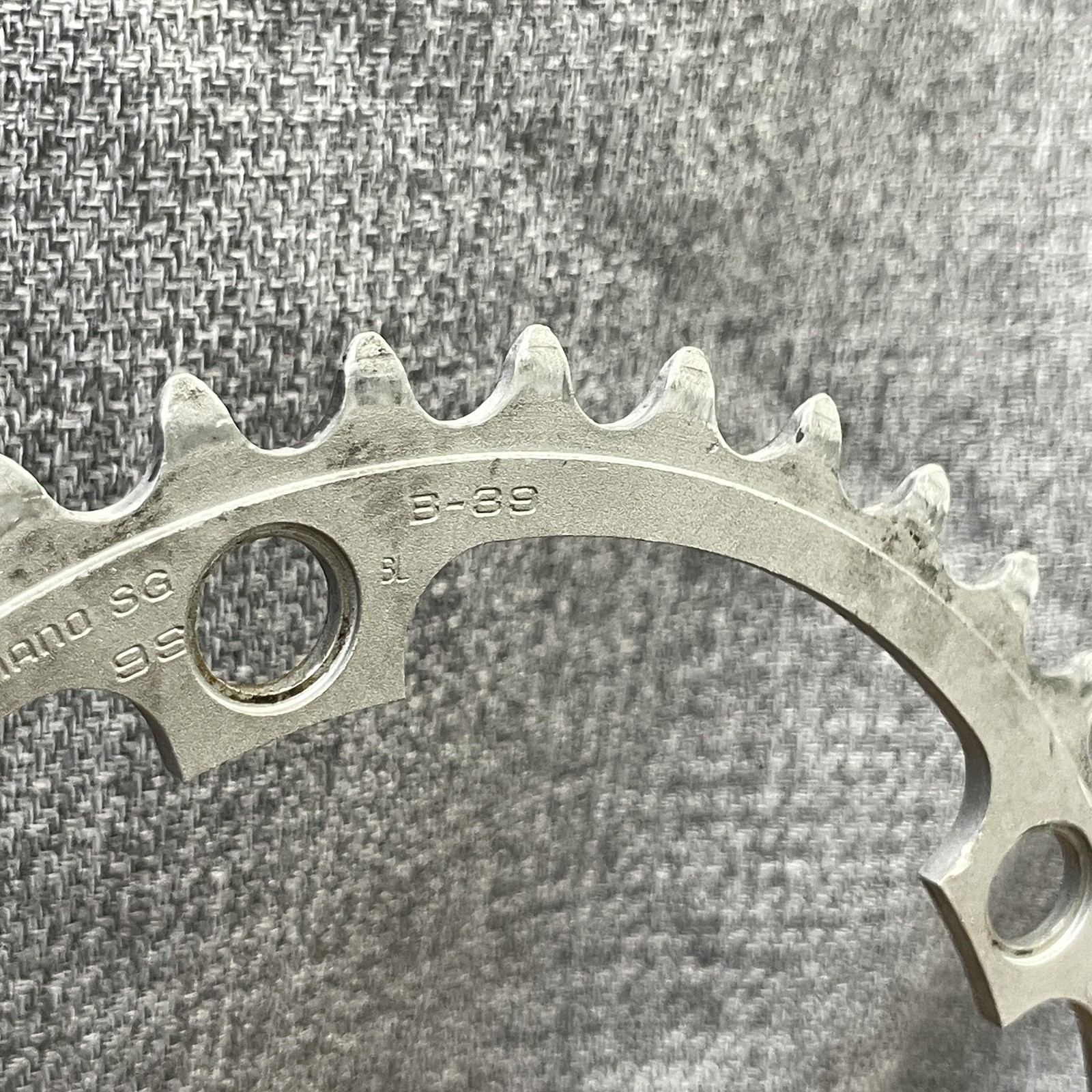 Vintage Shimano SG Chainring 39 Tooth 130 BCD 5 Arm B-39 9s Alloy 39t 9 Speed
