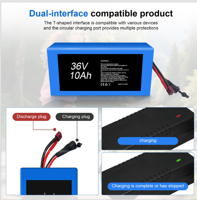 36V Ebike Battery 36V 10Ah Electric Bike Lithium Li-ion Battery Pack for Scooter
