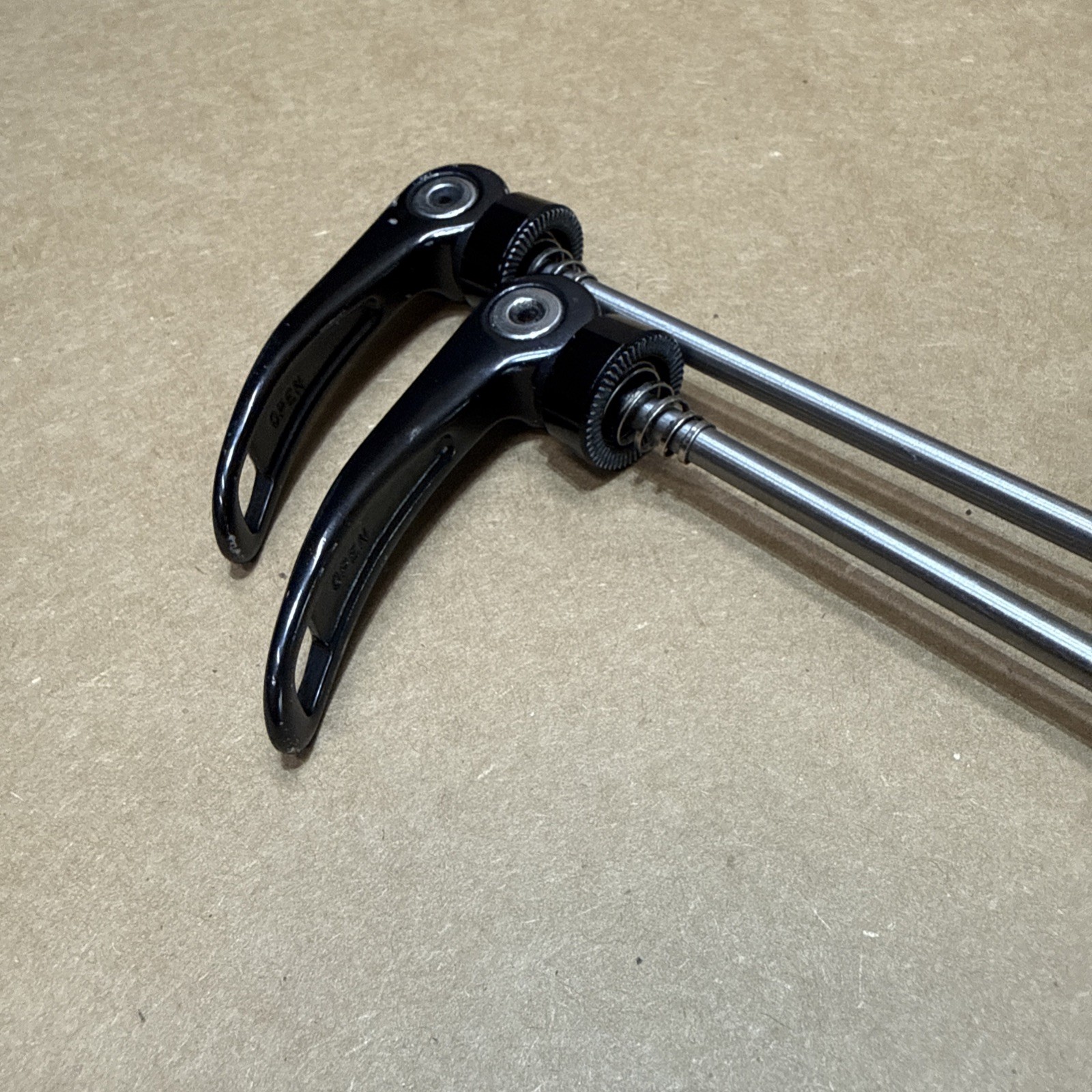 Zipp Titanium To Road Bicycle Bike Skewers Pair Front Rear 9mm 100/130 wbd54