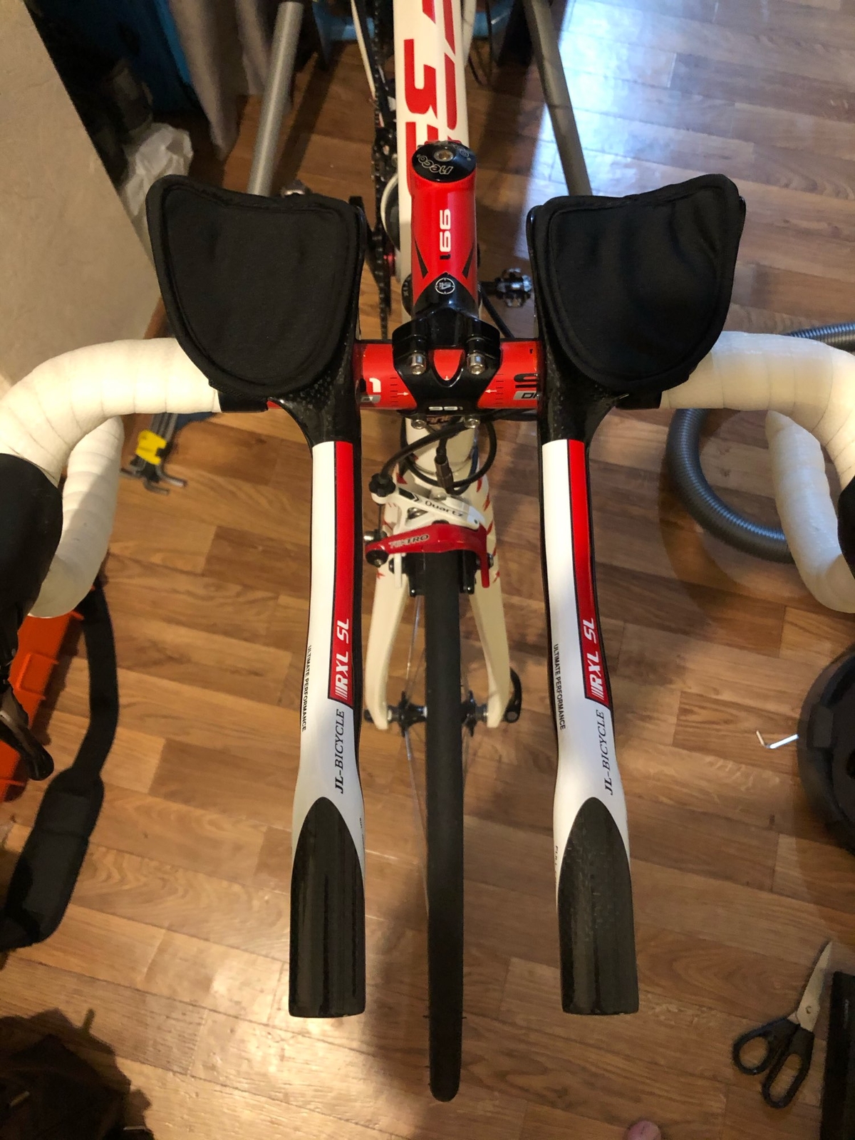 Bicycle Rest Handlebar Extender Triathlon Bar 340 Carbon Aero TT Handlebar 31.8