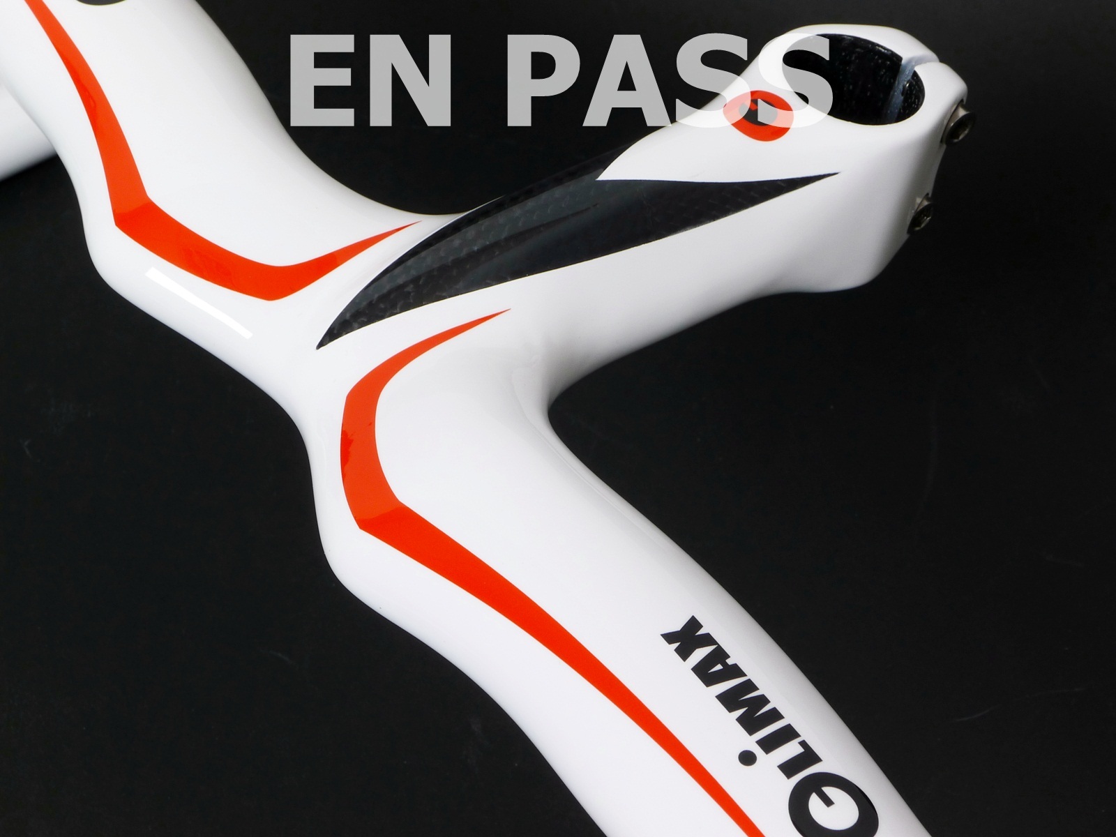 mr-ride 44×12,compact 350g Climax Carbon Integrated Handlebar stem HR03B White