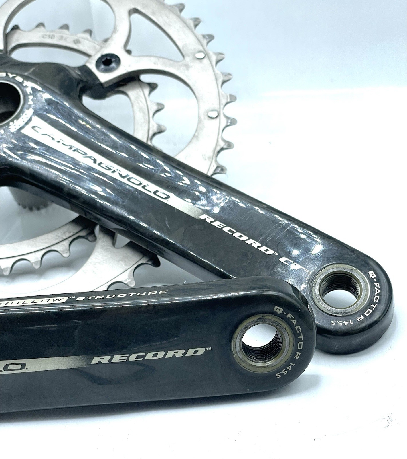 Campagnolo Record CT 172.5mm Crankset 2×10 Speed Carbon Fiber Ultra Torque 50/34