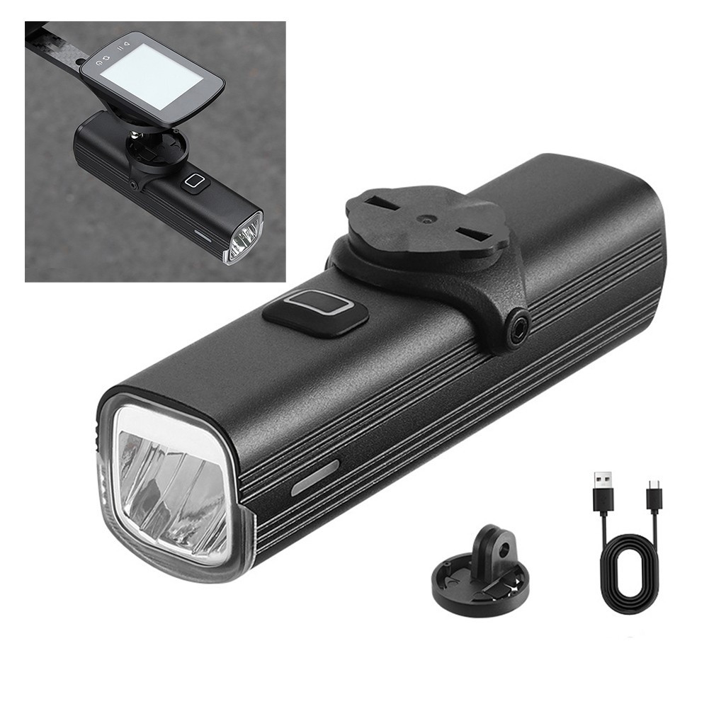 USB Rechargeable Bike Light Compatible With For Garmin Mount 1000 Lumens
